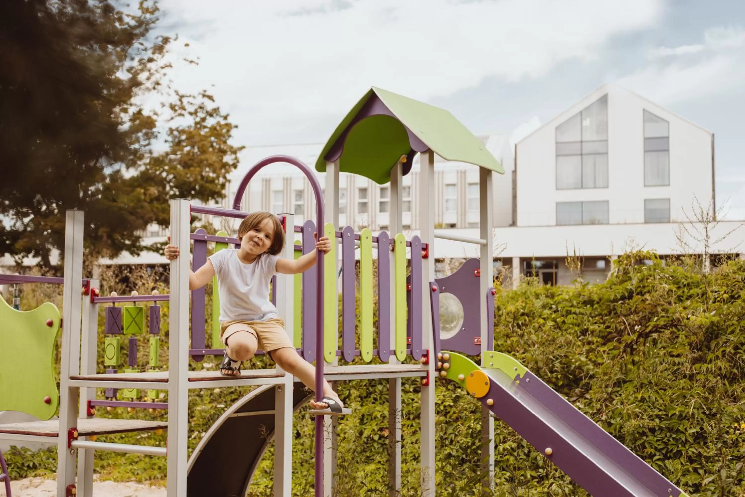 Children play ground in Folwark Łochów