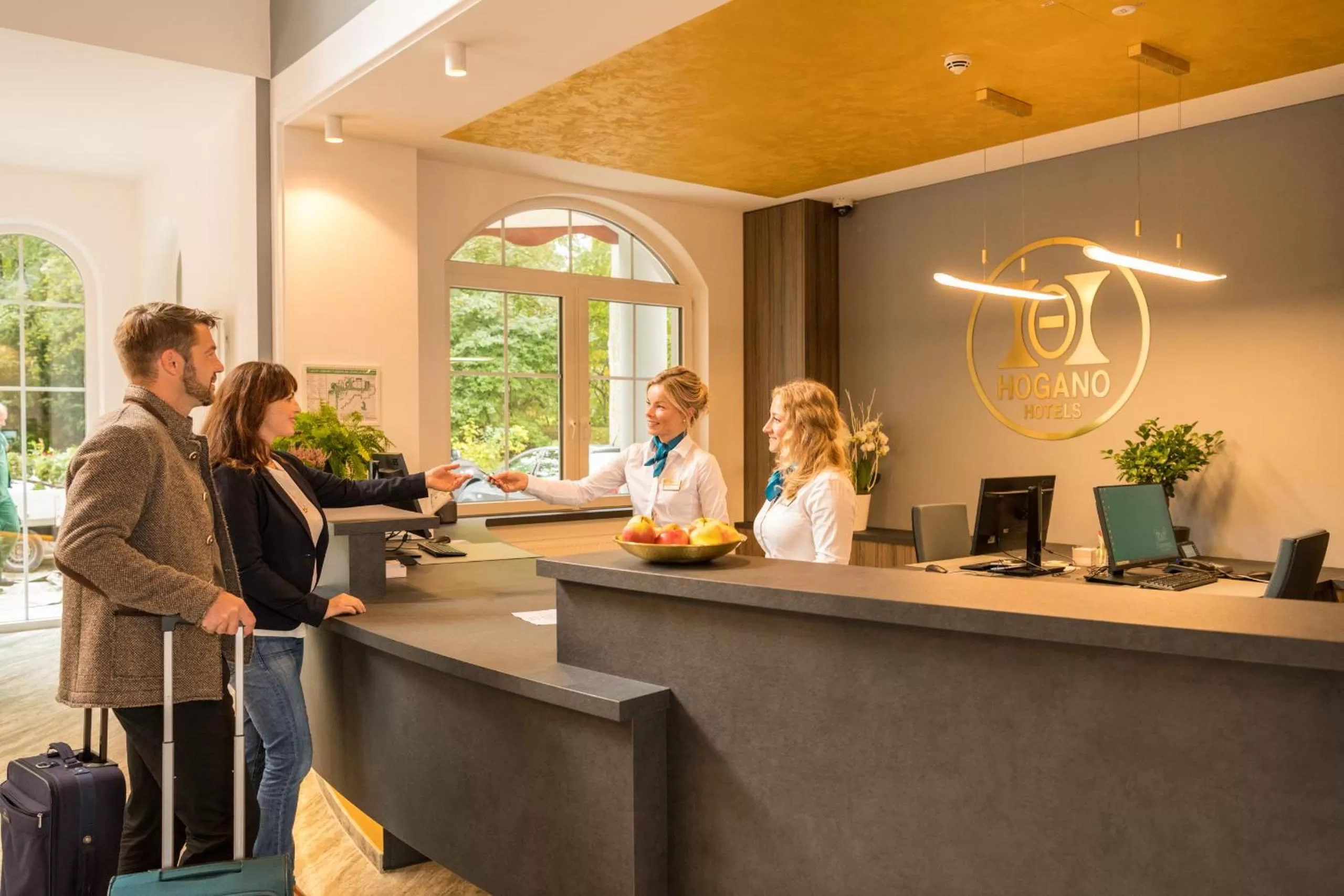 Lobby or reception in Parkhotel Hachenburg