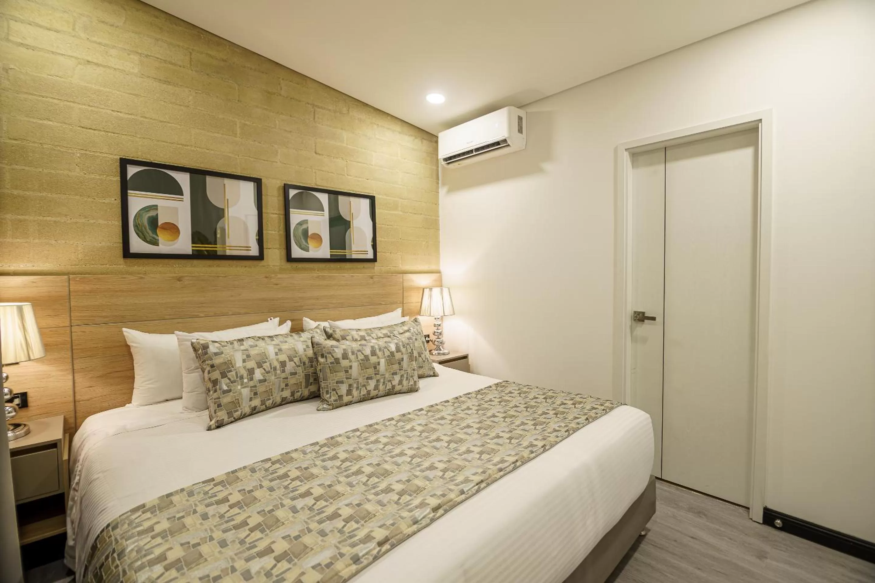 Bed in First Class Hotel