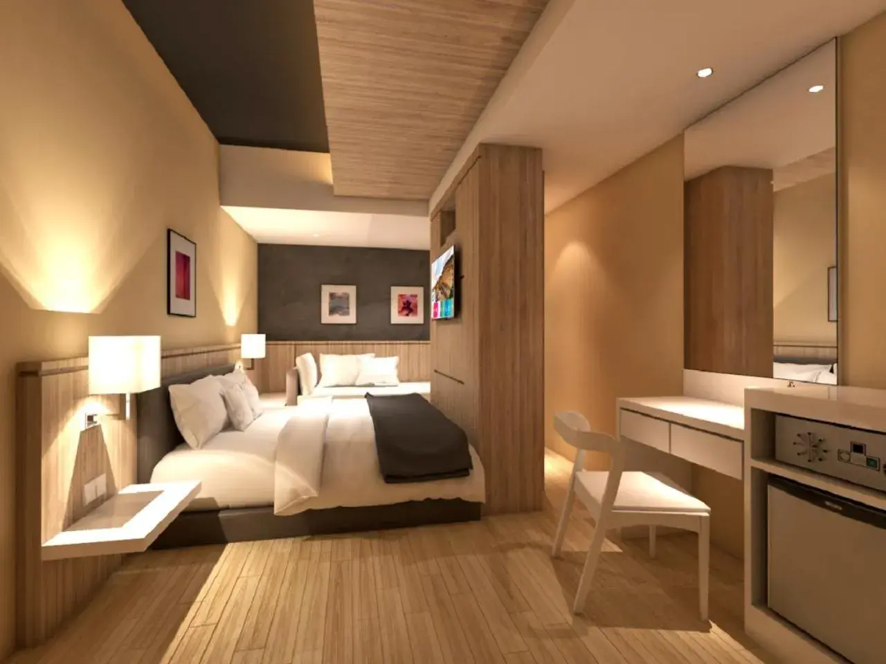 Superior Triple Room in Grand Hallmark Hotel - Johor Bahru Superior Triple Room in Grand Hallmark Hotel - Johor Bahru