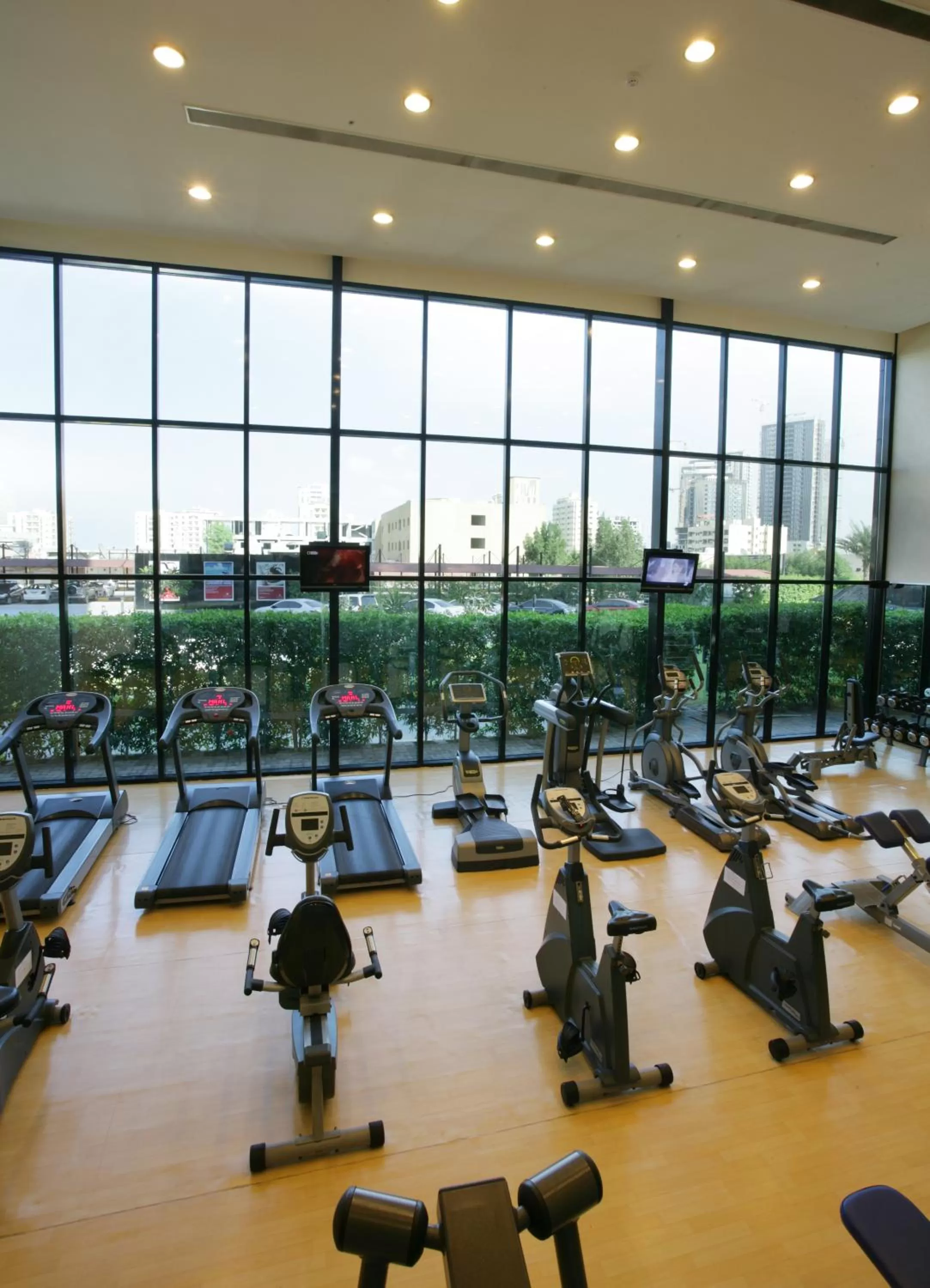 Fitness centre/facilities in Ramada Hotel & Suites by Wyndham Ajman