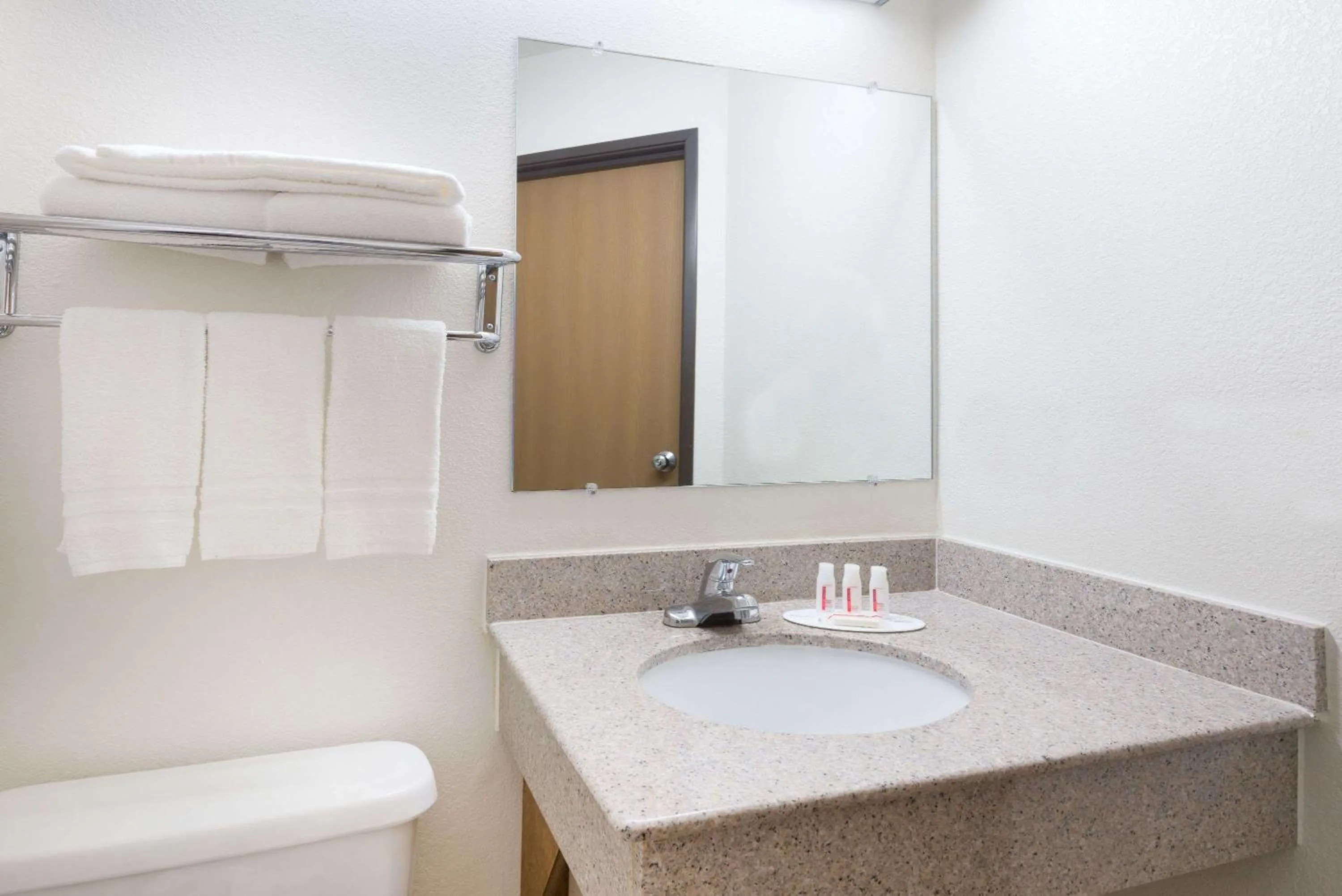 Bathroom in Super 8 by Wyndham Morgantown