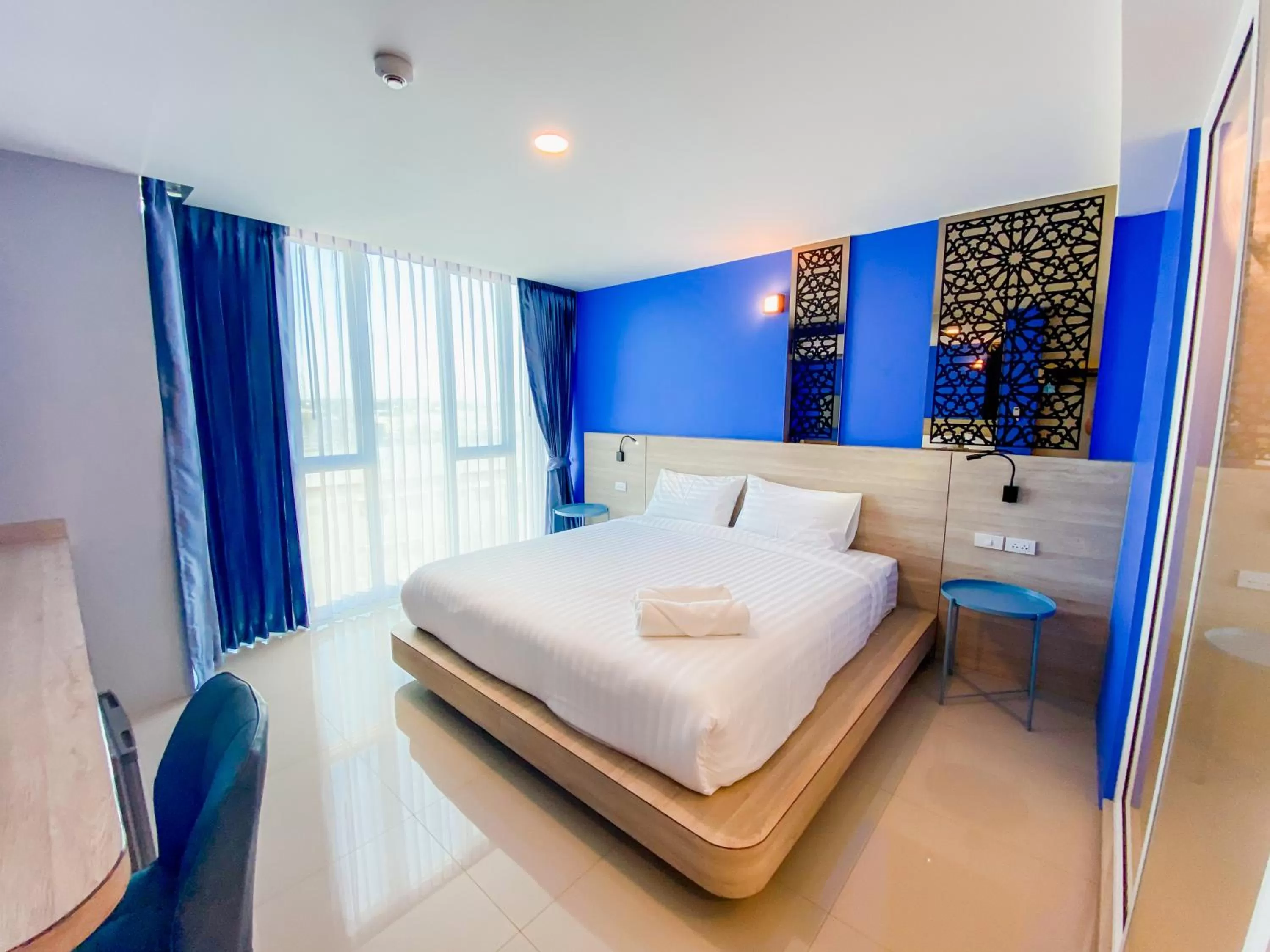 Bed in วัน บัดเจท เชียงราย สนามบิน One Budget Hotel Chiangrai Airport