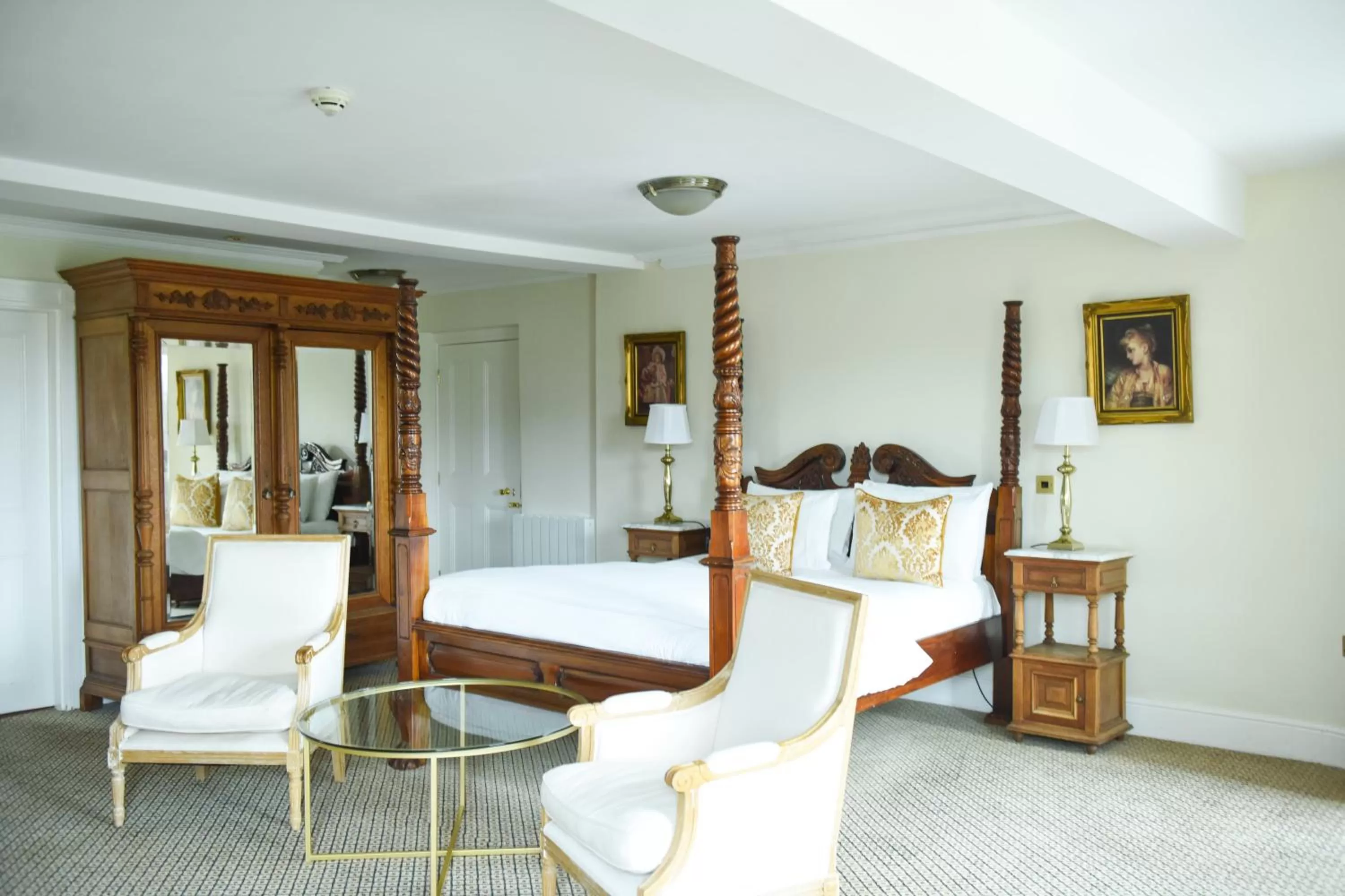 Bedroom, Bed in Beamish Hall Hotel, BW Premier Collection