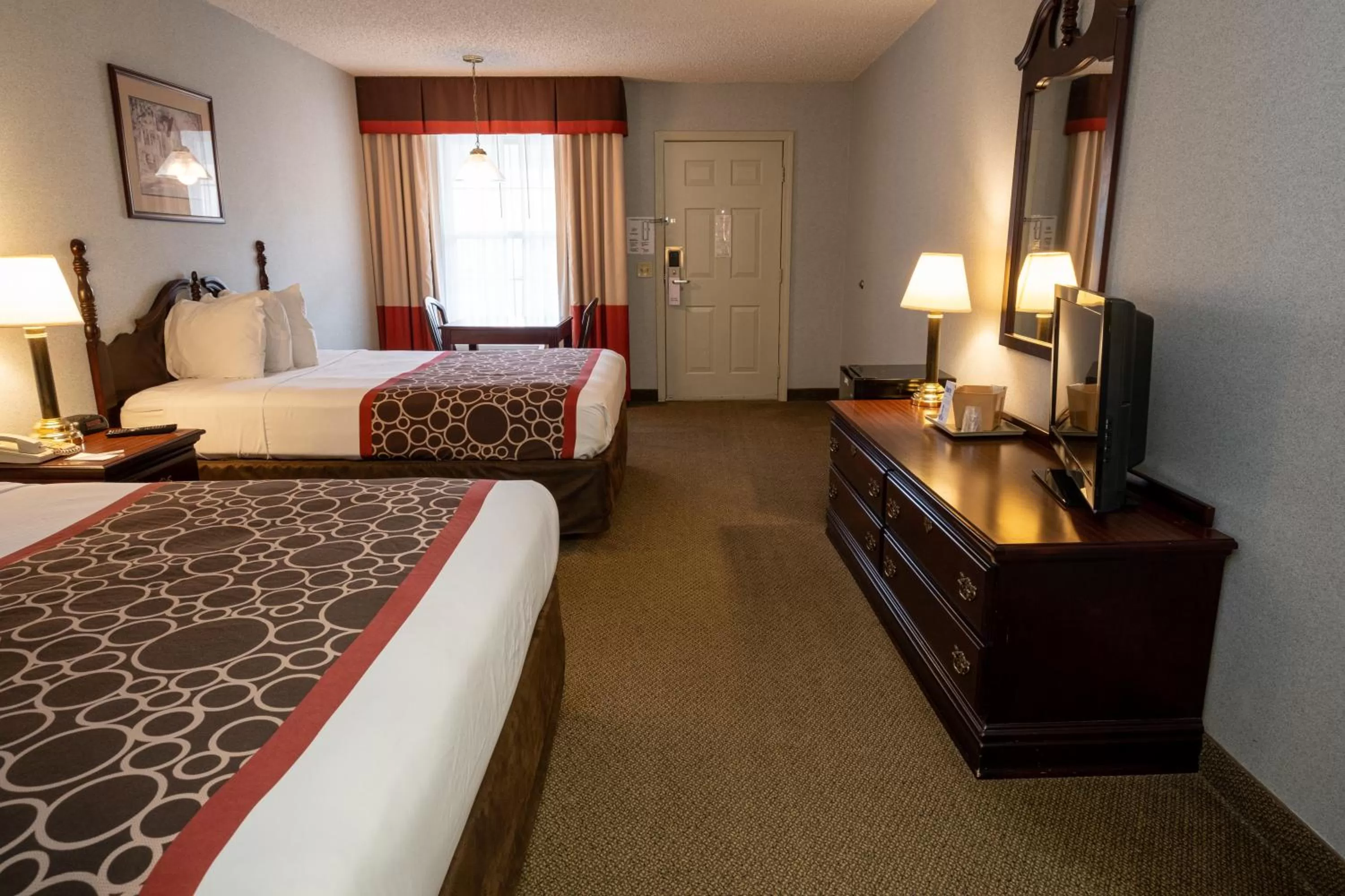 Photo of the whole room, Bed in Hilltop Inn & Suites, near Foxwoods Casino