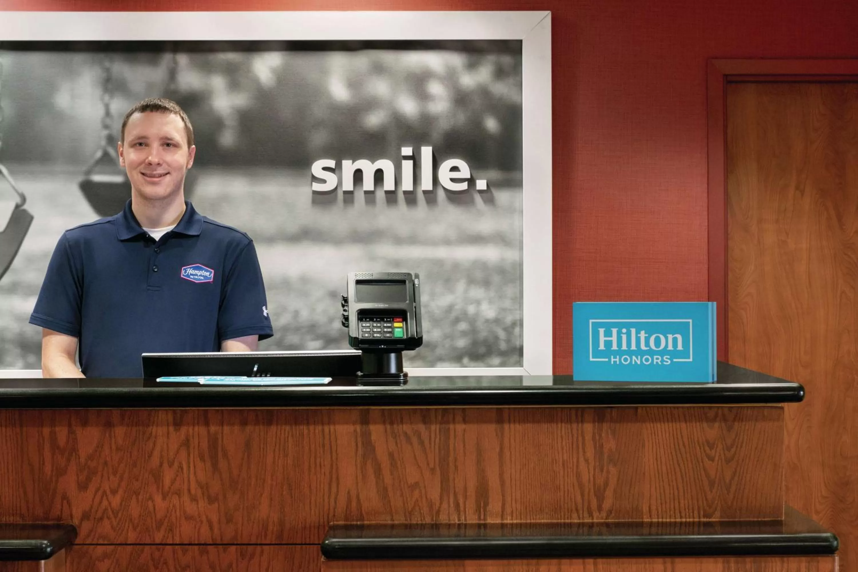 Lobby or reception in Hampton Inn & Suites Enid