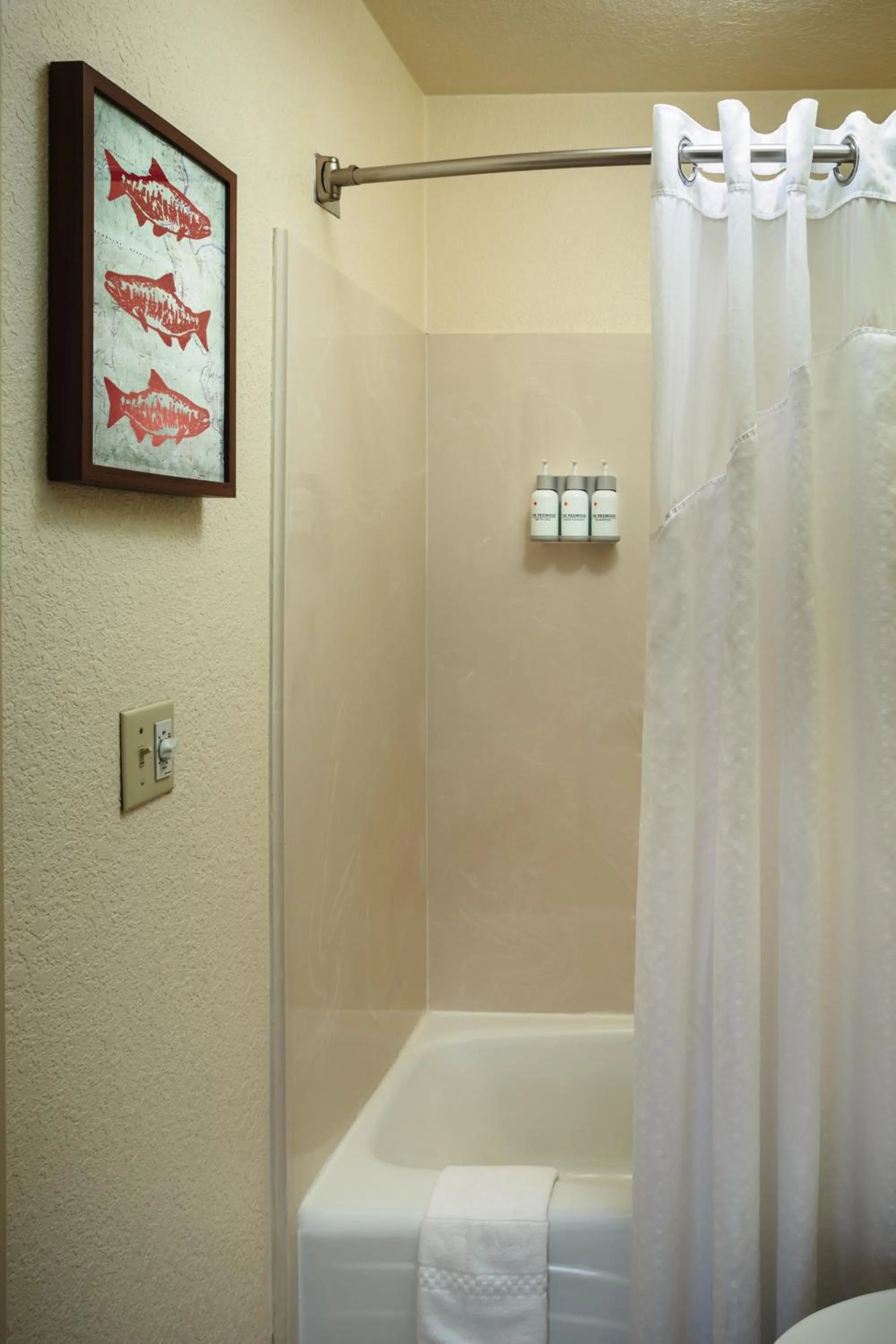 Bathroom in The Redwood Riverwalk, a boutique hotel