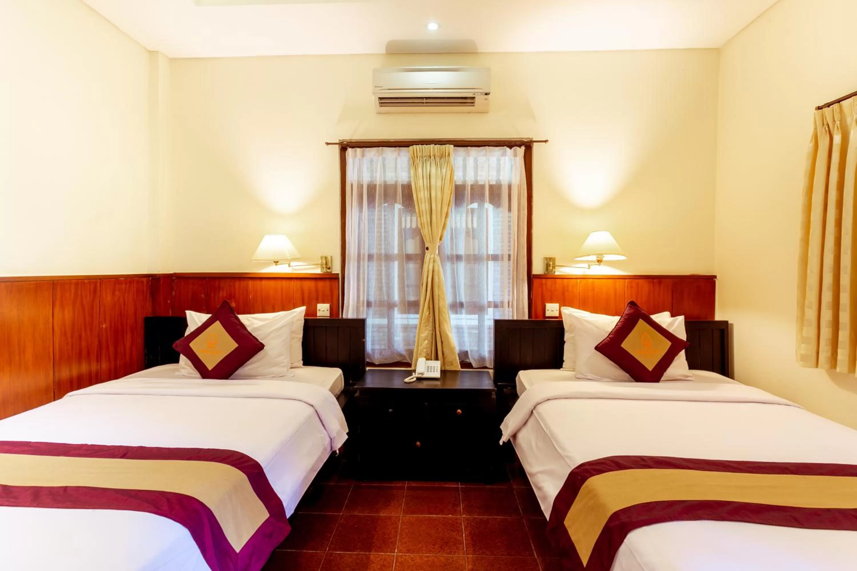 Bed in Lumbung Sari Ubud Hotel - CHSE Certified