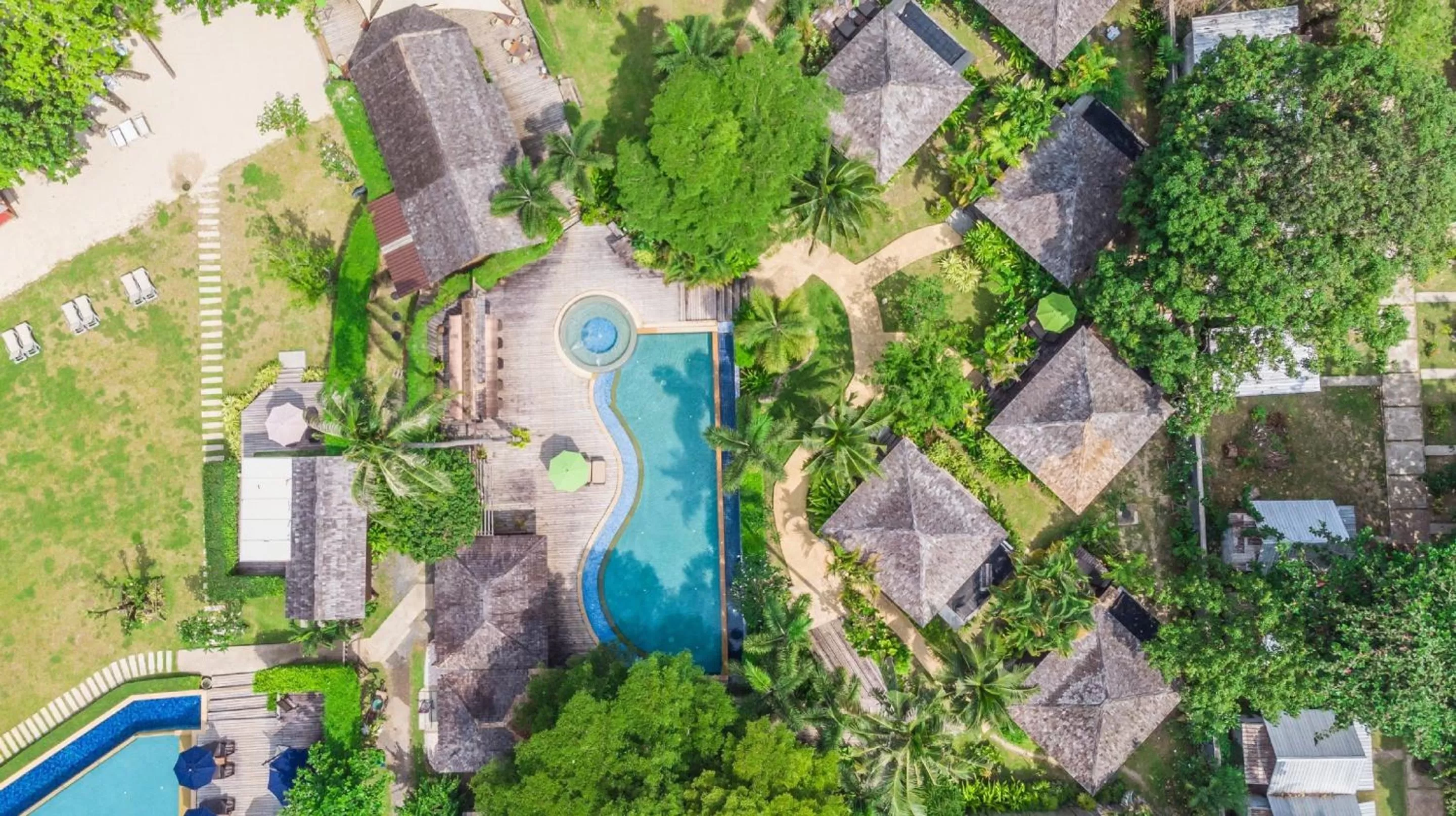 Bird's eye view in GajaPuri Resort Koh Chang