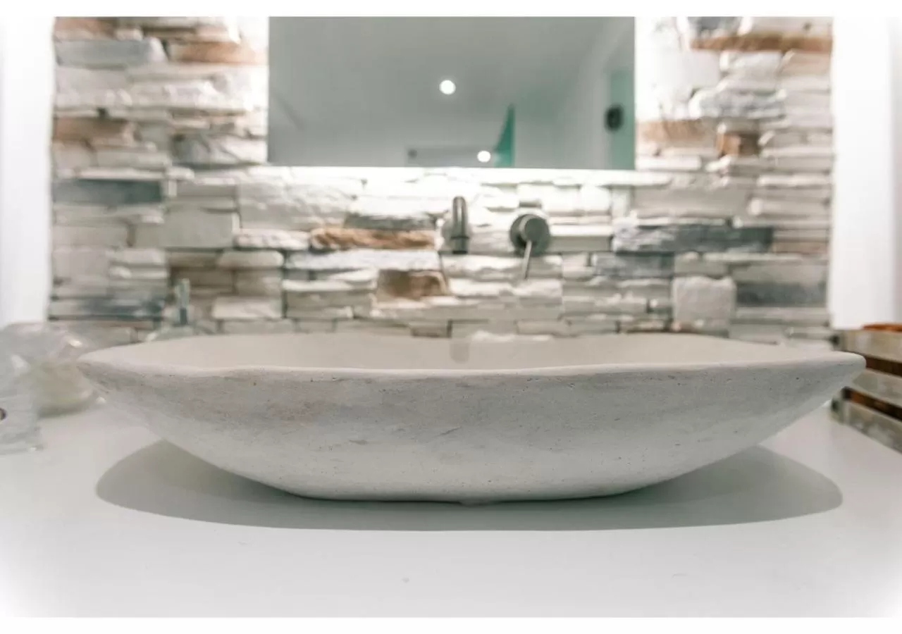 Toilet in Arco Naxos Luxury Apartments