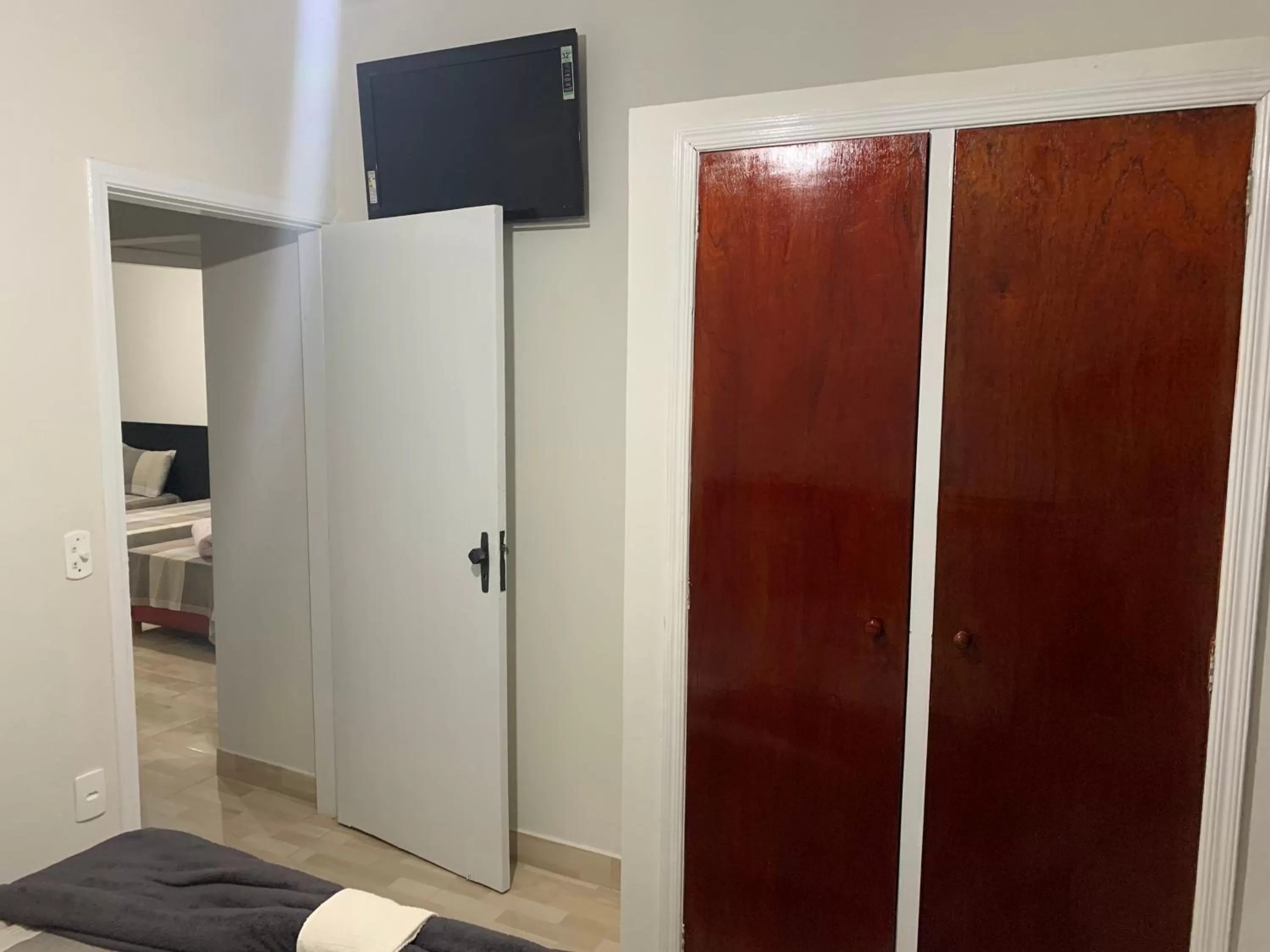 Bed in Pousada Ananda São Pedro