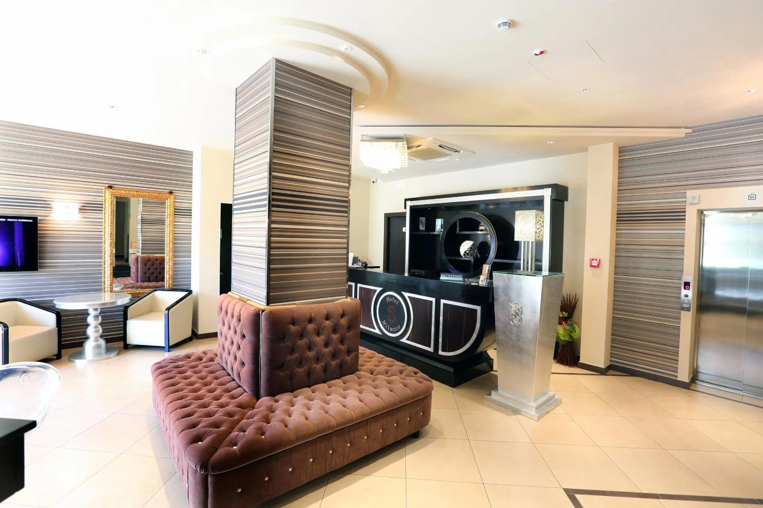 Lobby or reception in Hotel Milazzo