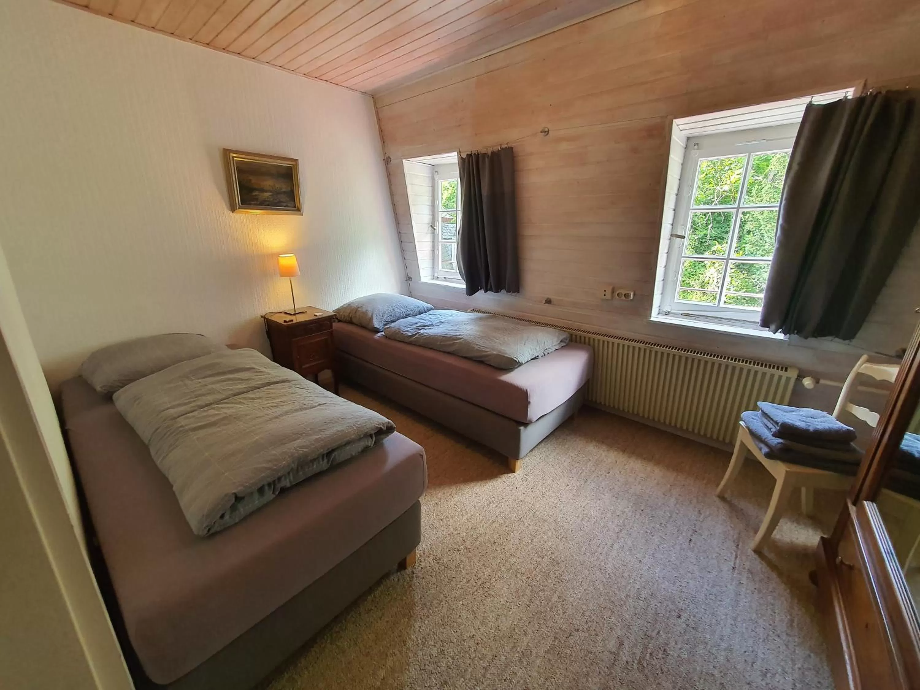 Bedroom, Bed in Haus Stehlings