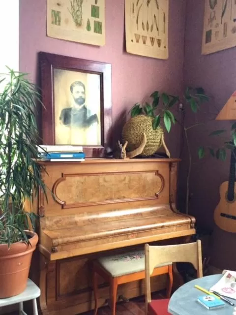 Restaurant/places to eat, Lobby/Reception in Baggå Skola BnB & Café