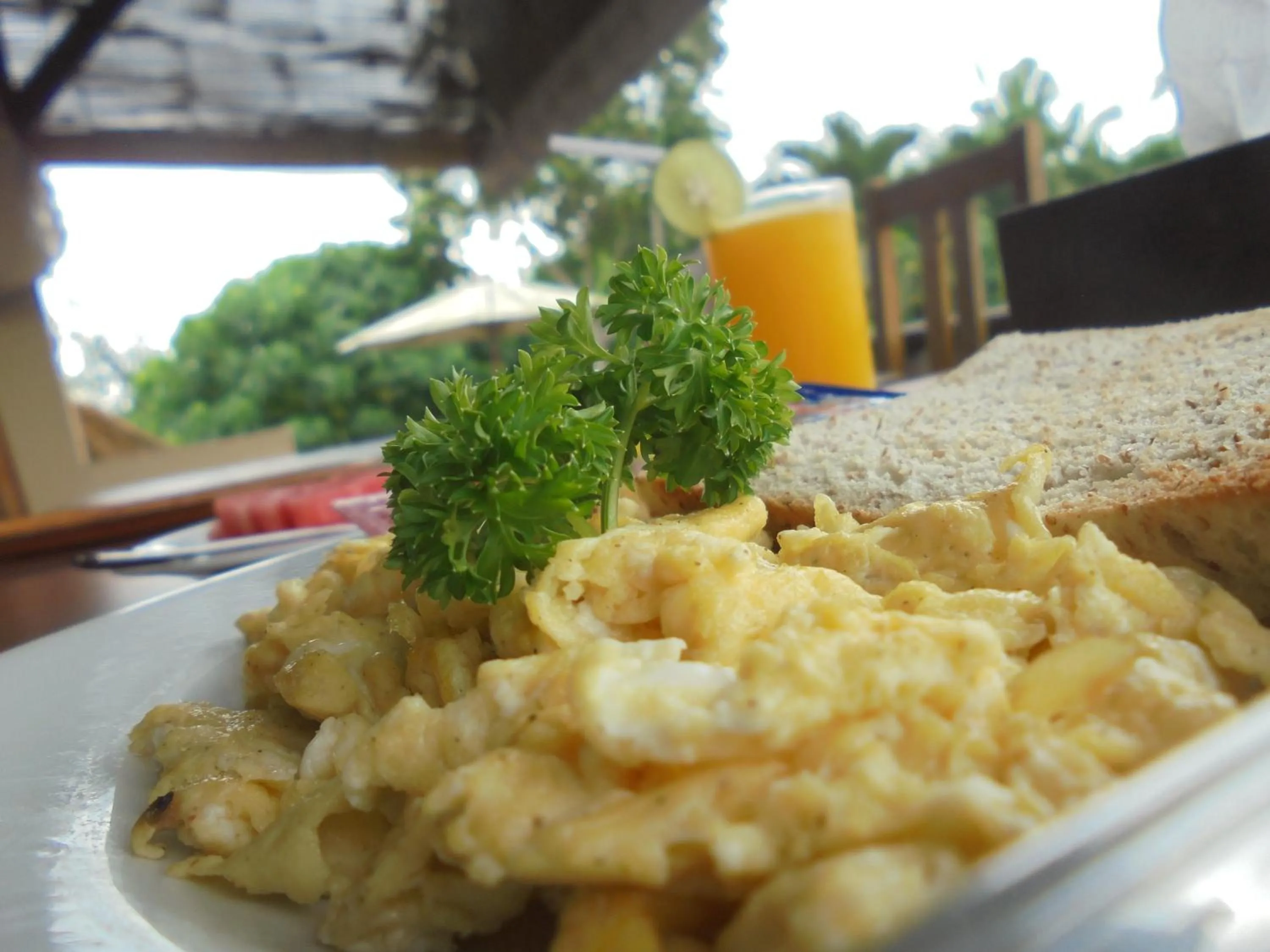 American breakfast in Biyukukung Suite & Spa