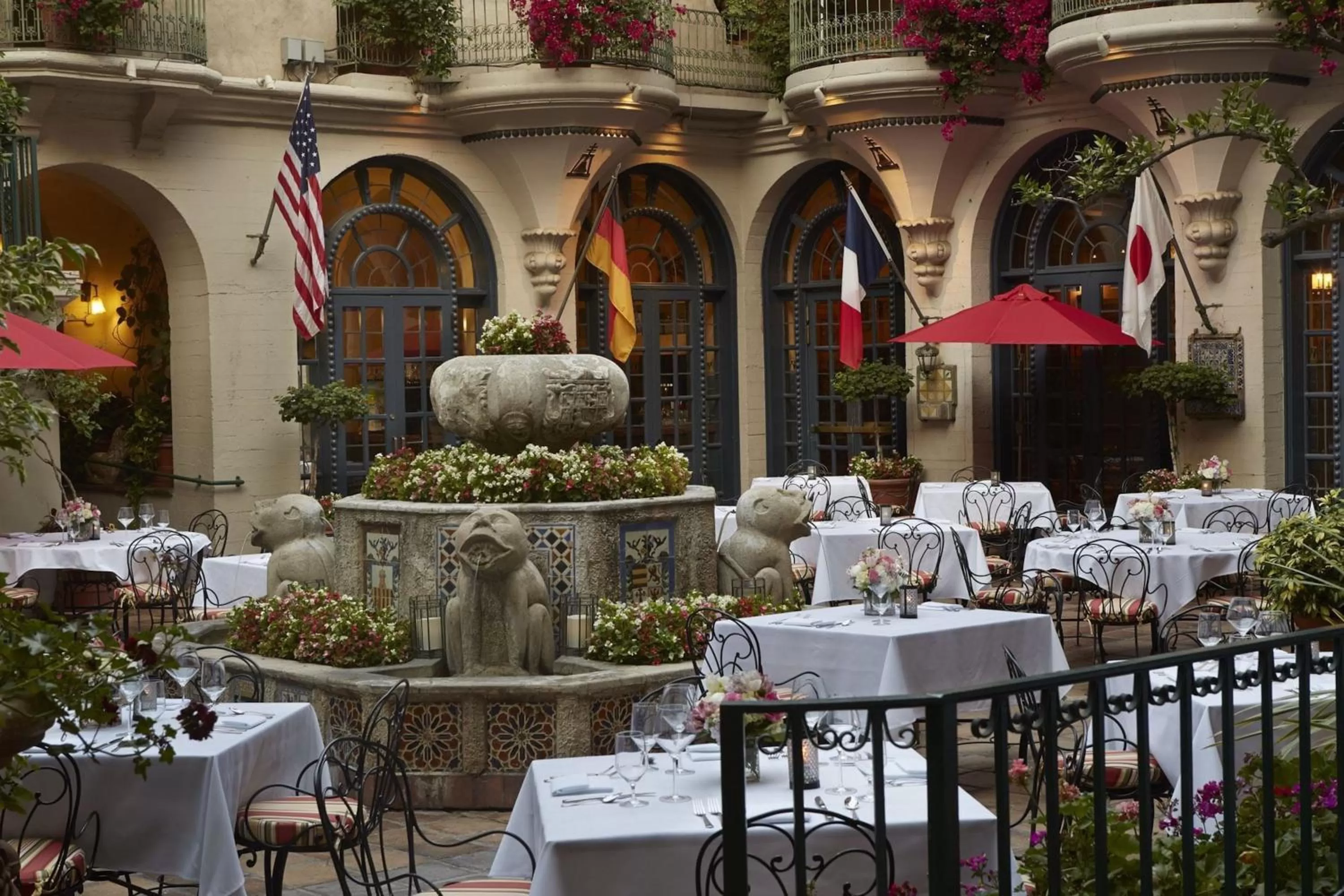 Patio in The Mission Inn Hotel and Spa