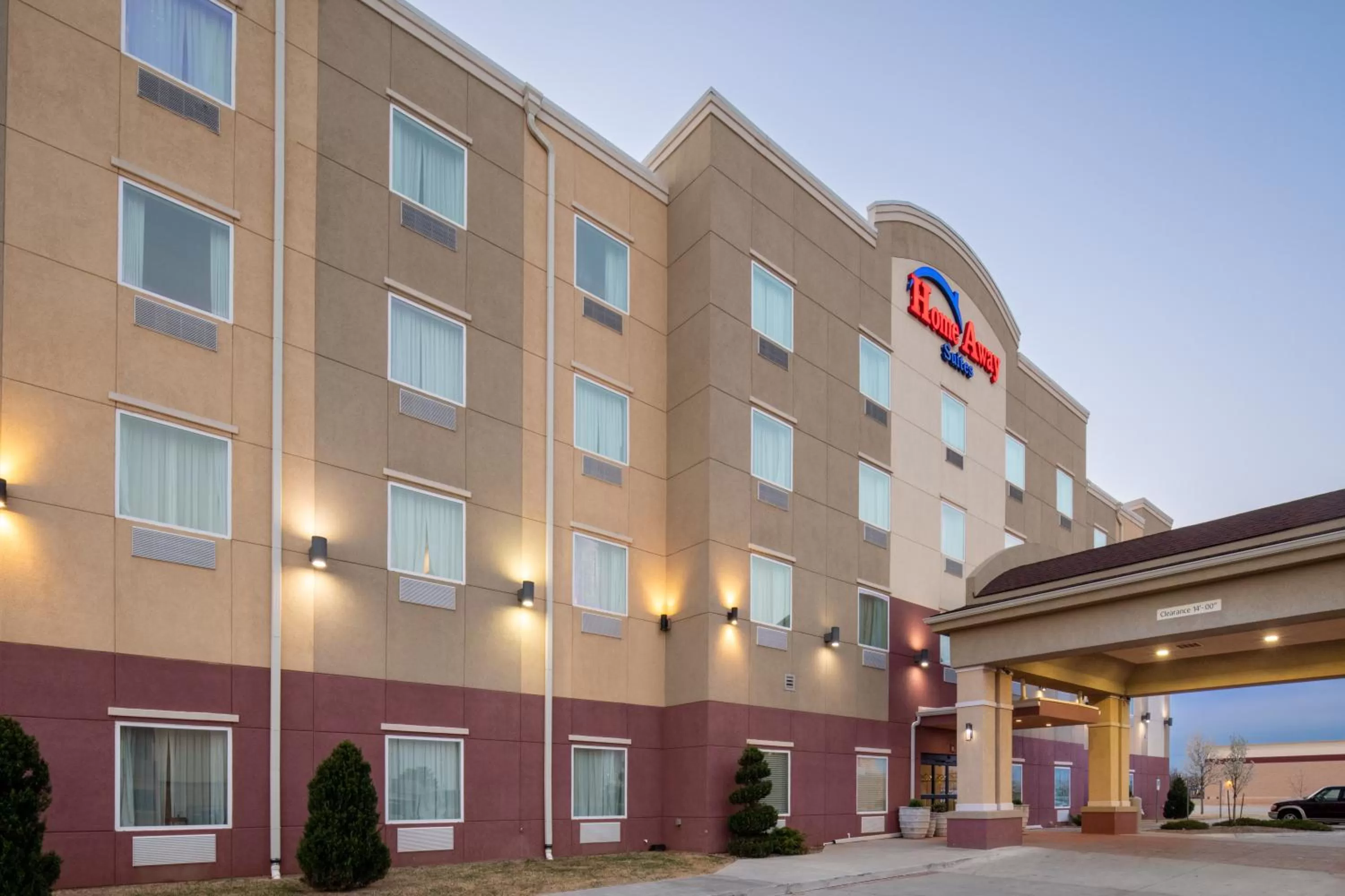 Property building in Home Away Kitchen Suites Enid