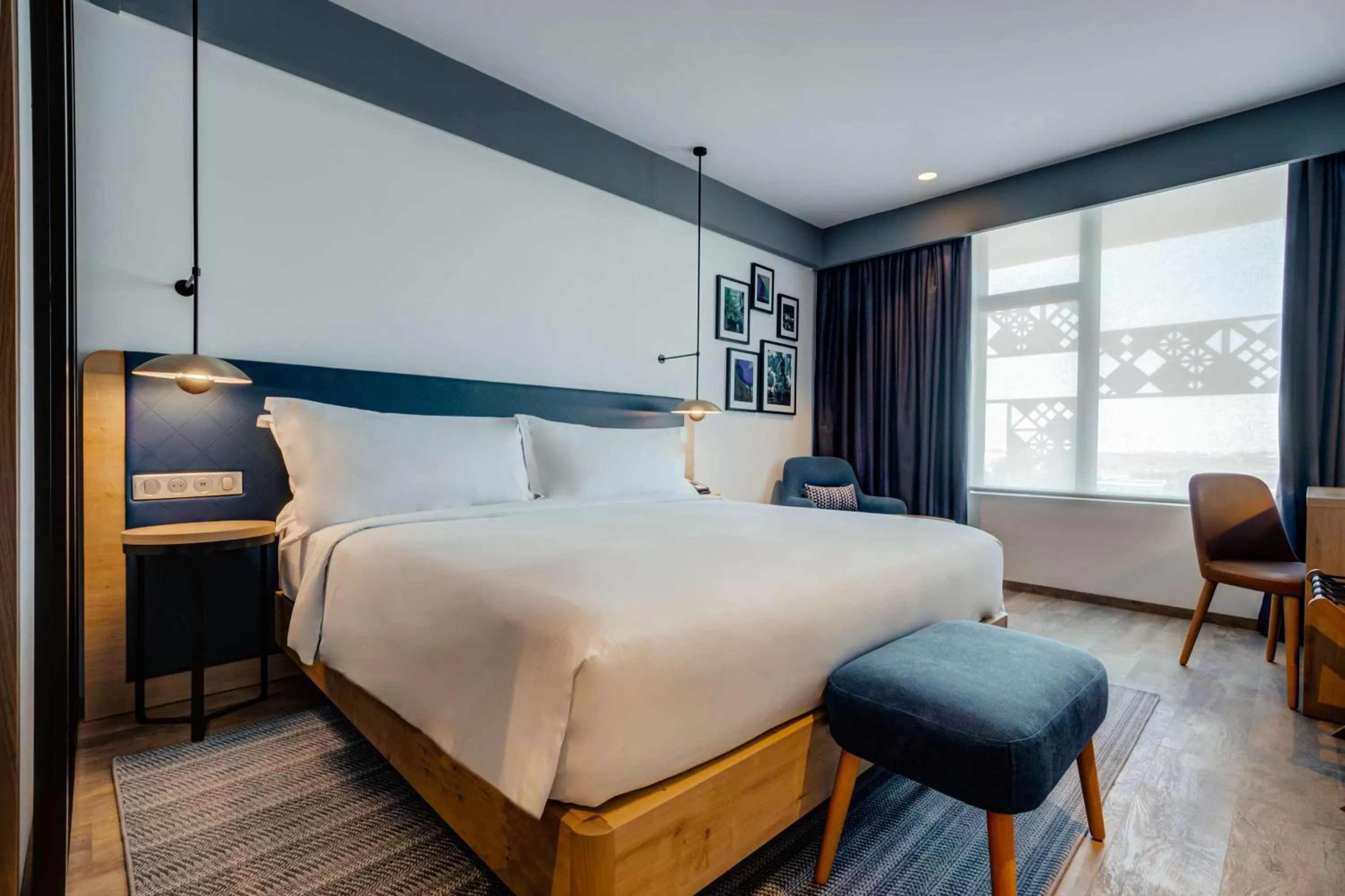 Bed in Hilton Garden Inn Casablanca Sud