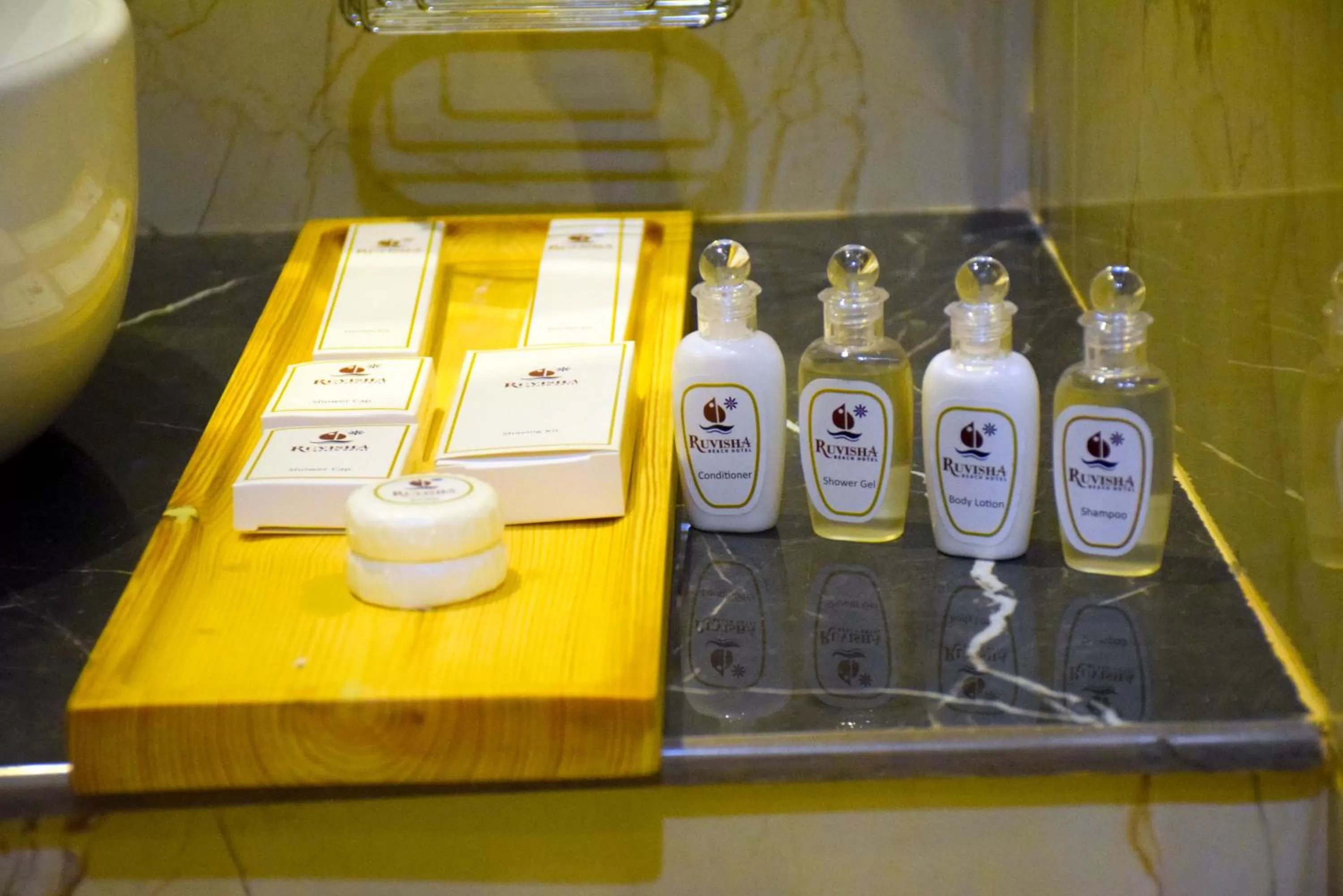 Bathroom in Ruvisha Beach Hotel