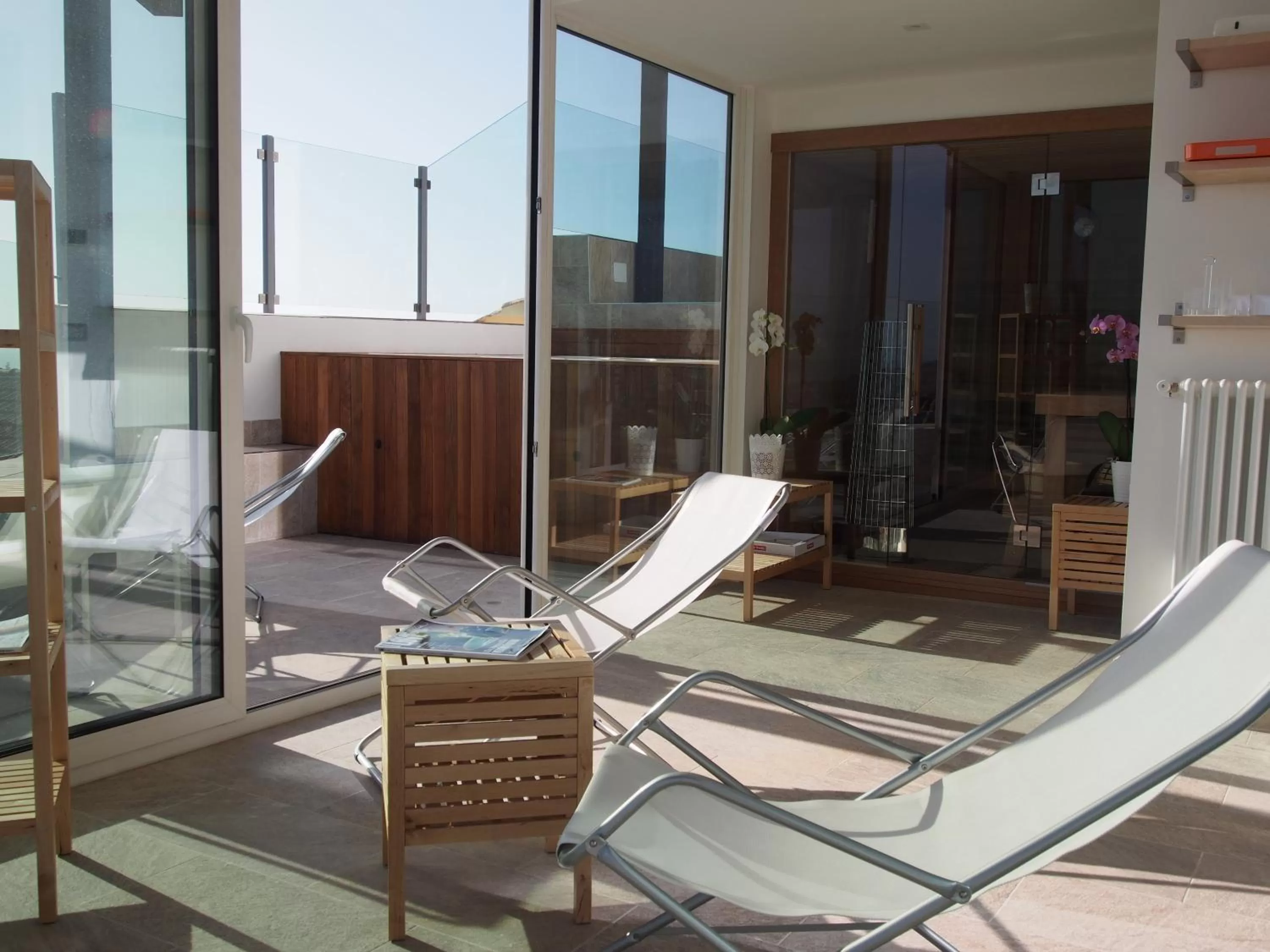 Sauna in Sicilia's Art Hotel & Spa