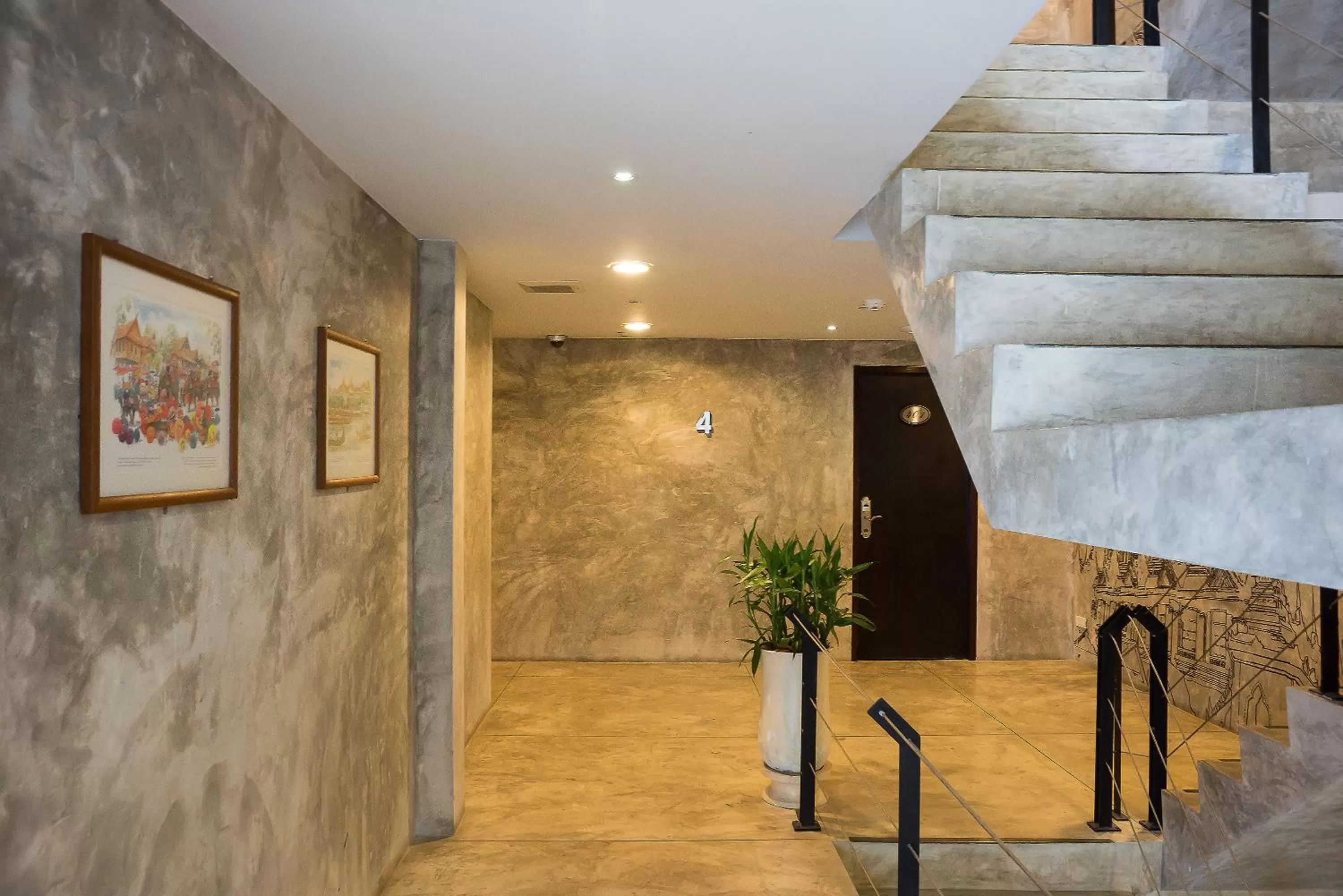 Decorative detail in Buddy Boutique Inn