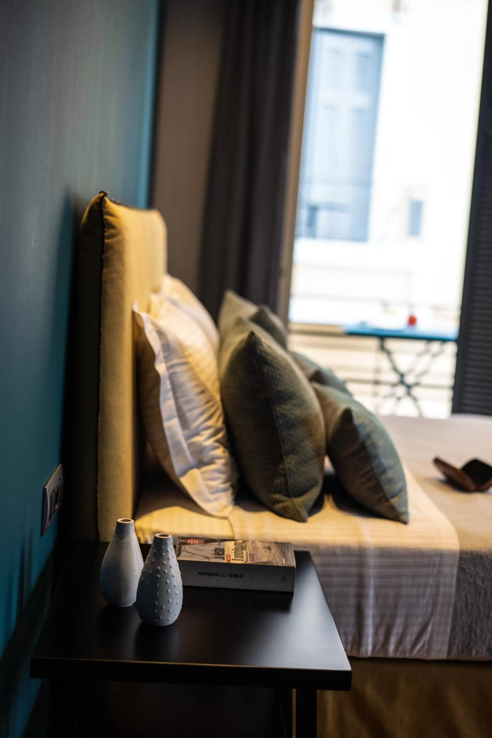 Bed in Aethra Boutique Rooms