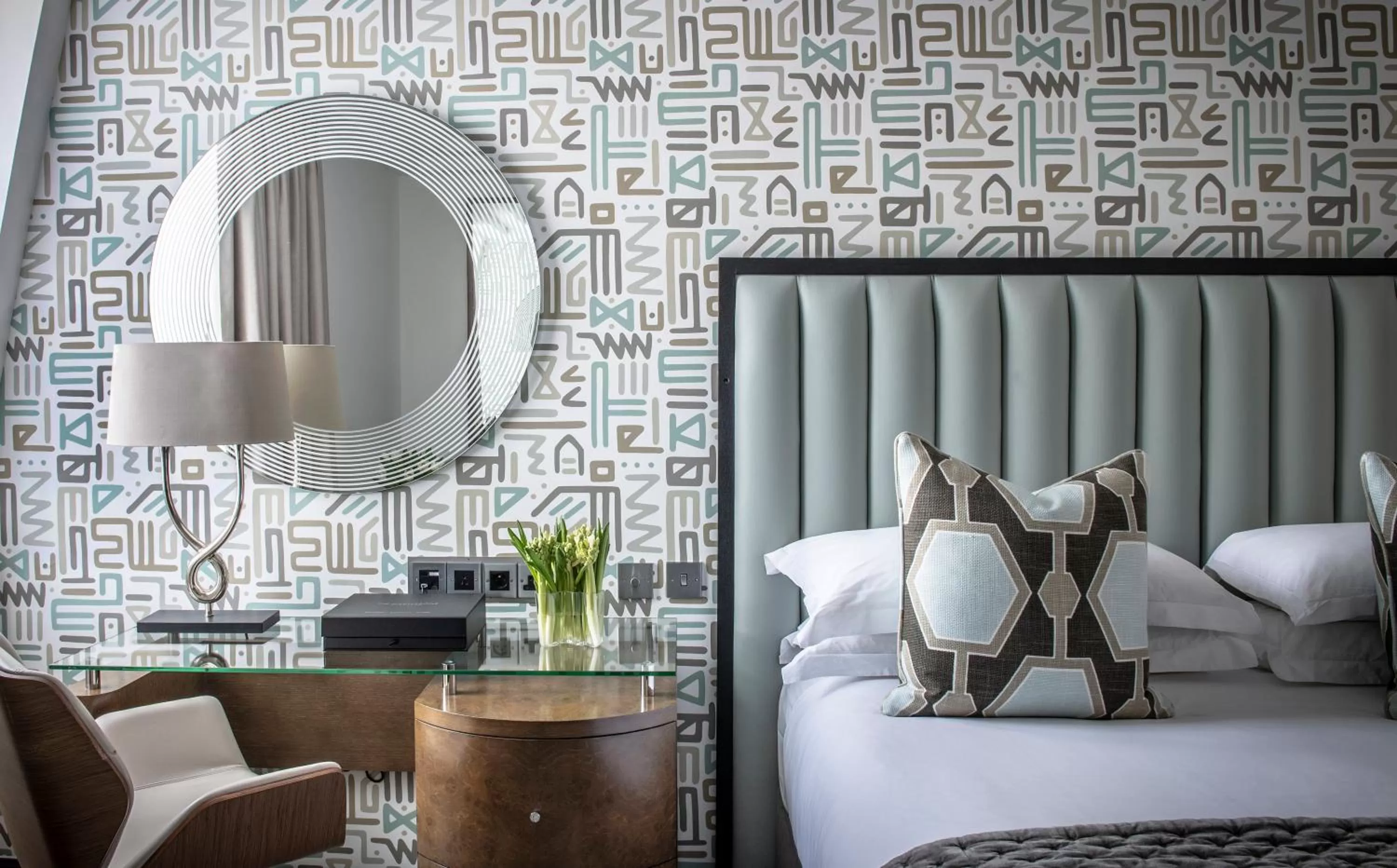 Bedroom in The Marylebone Hotel