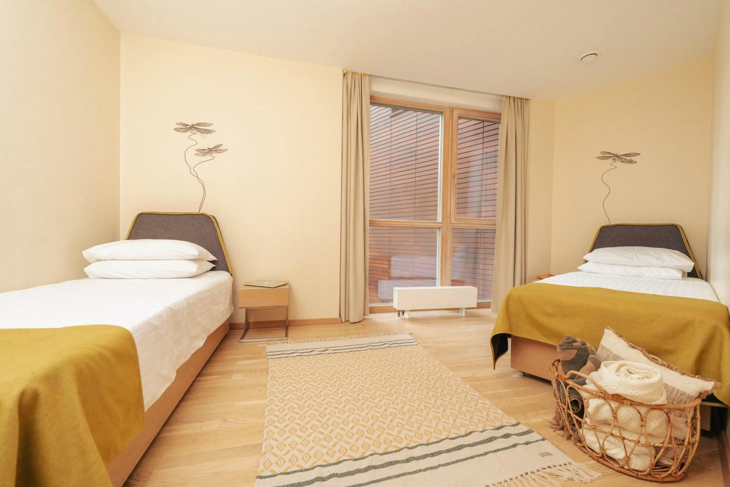 Bed in Amberton Green Apartments Palanga