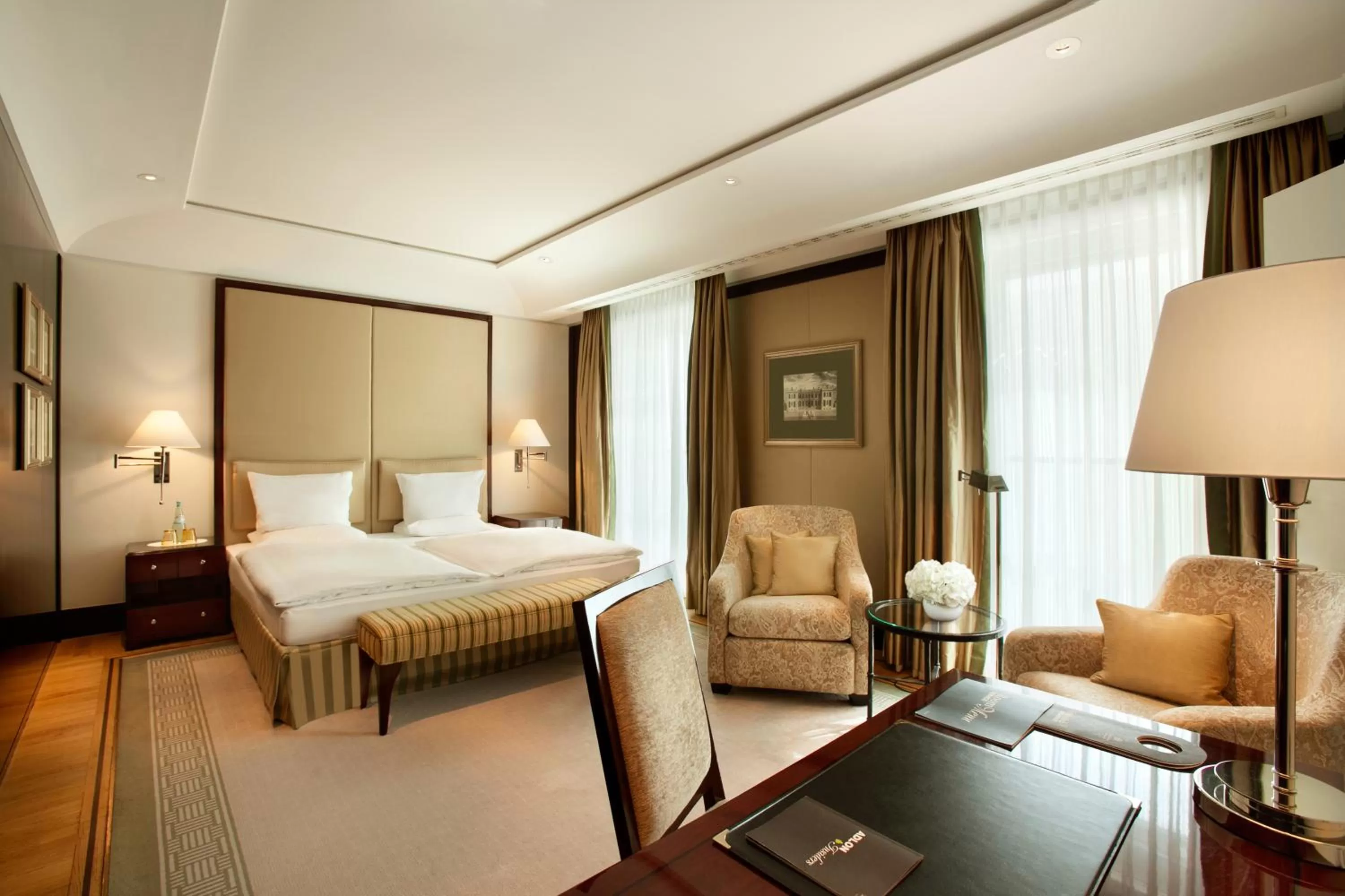 Photo of the whole room, Bed in Hotel Adlon Kempinski Berlin