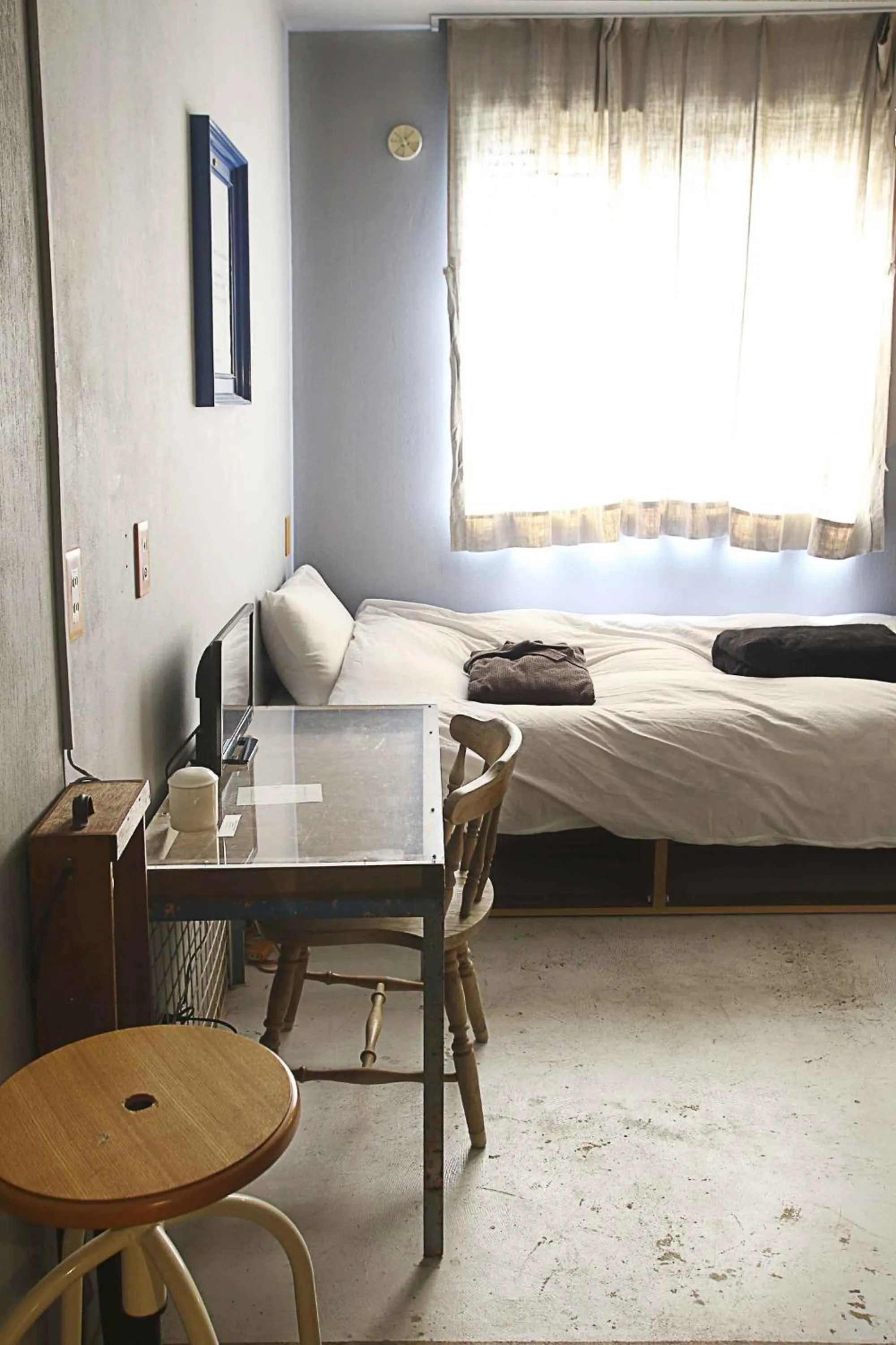 Bed in Apartment Hotel Shinjuku