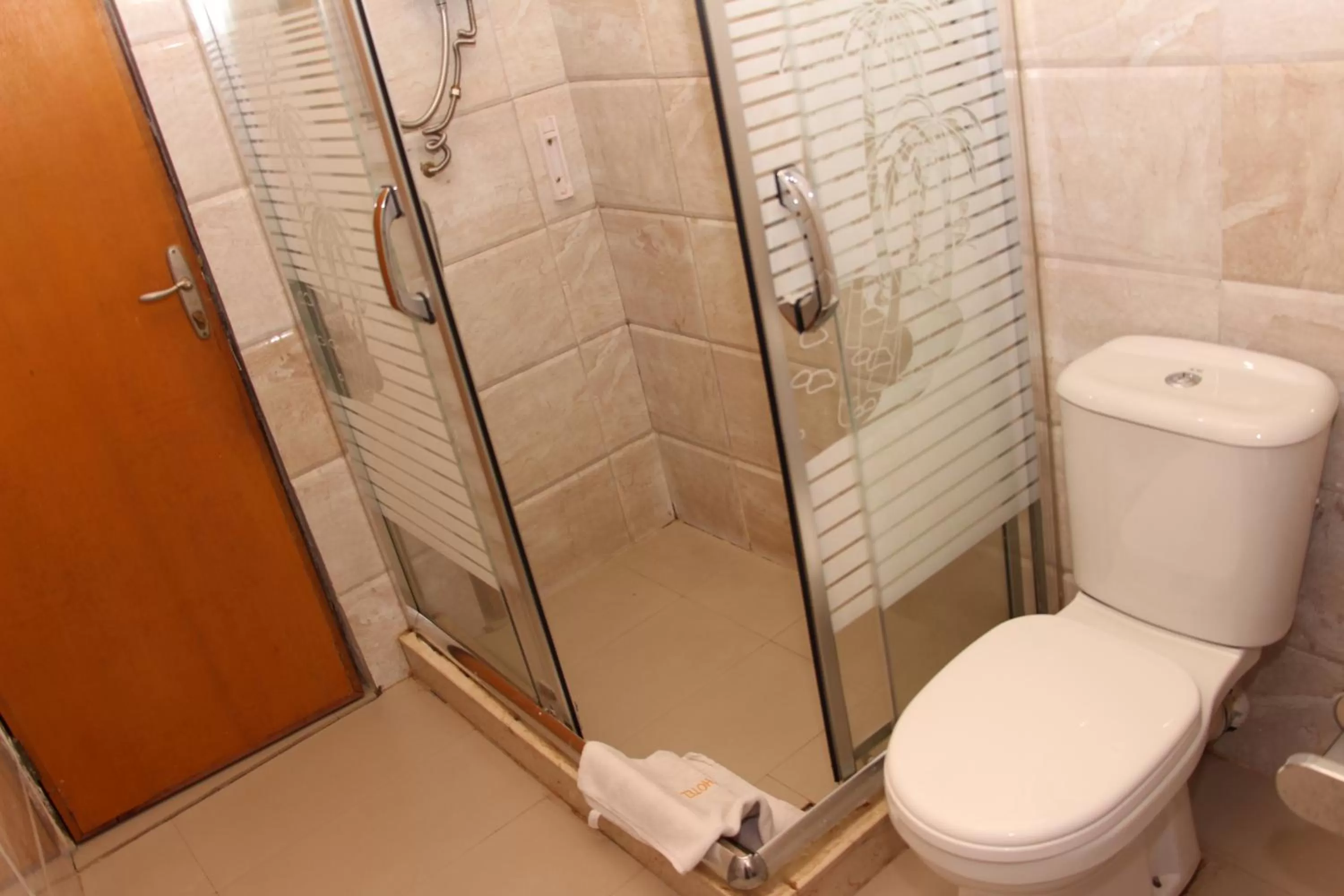 Shower in Hotel Rosebud