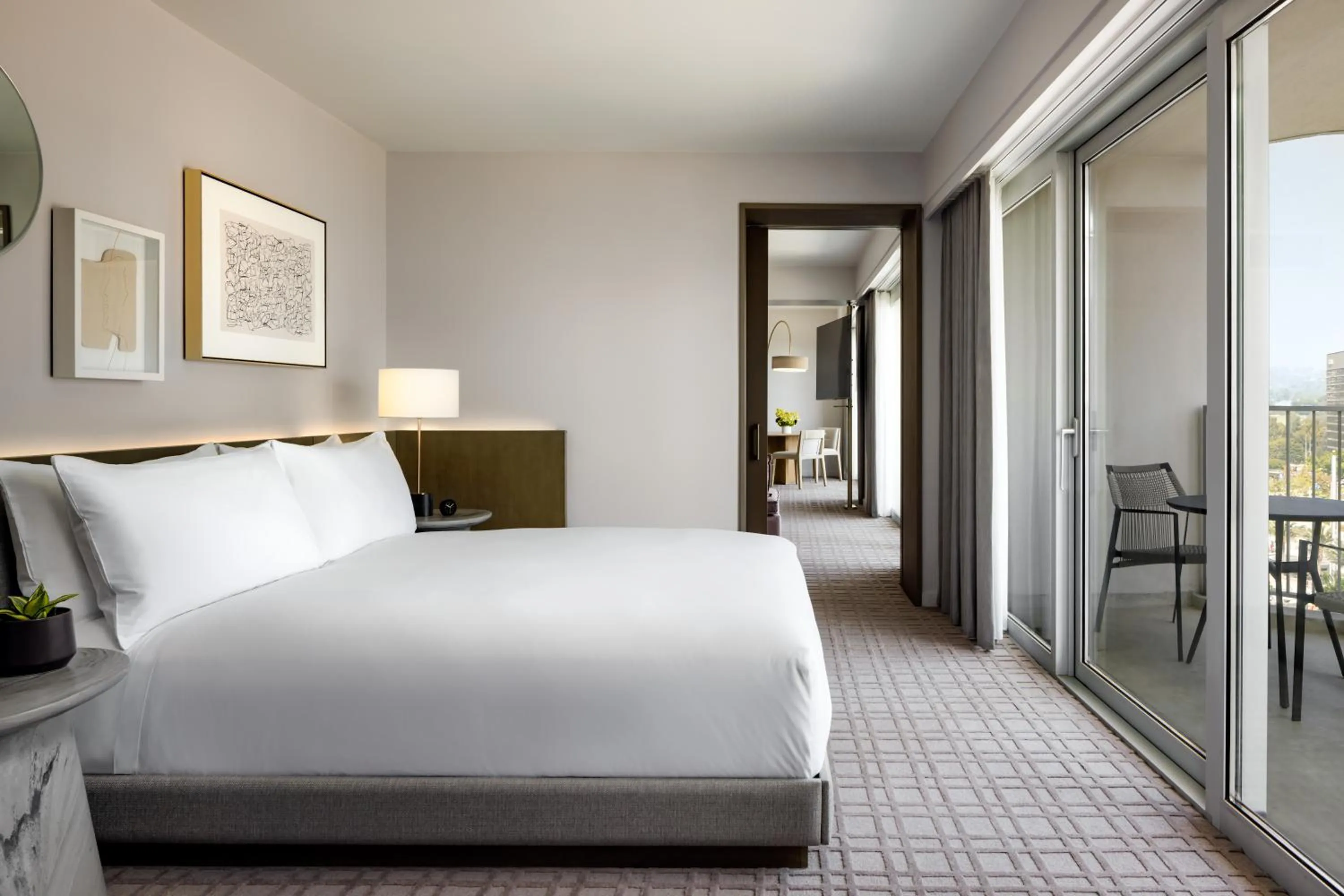 Bed in Fairmont Century Plaza Los Angeles at Beverly Hills