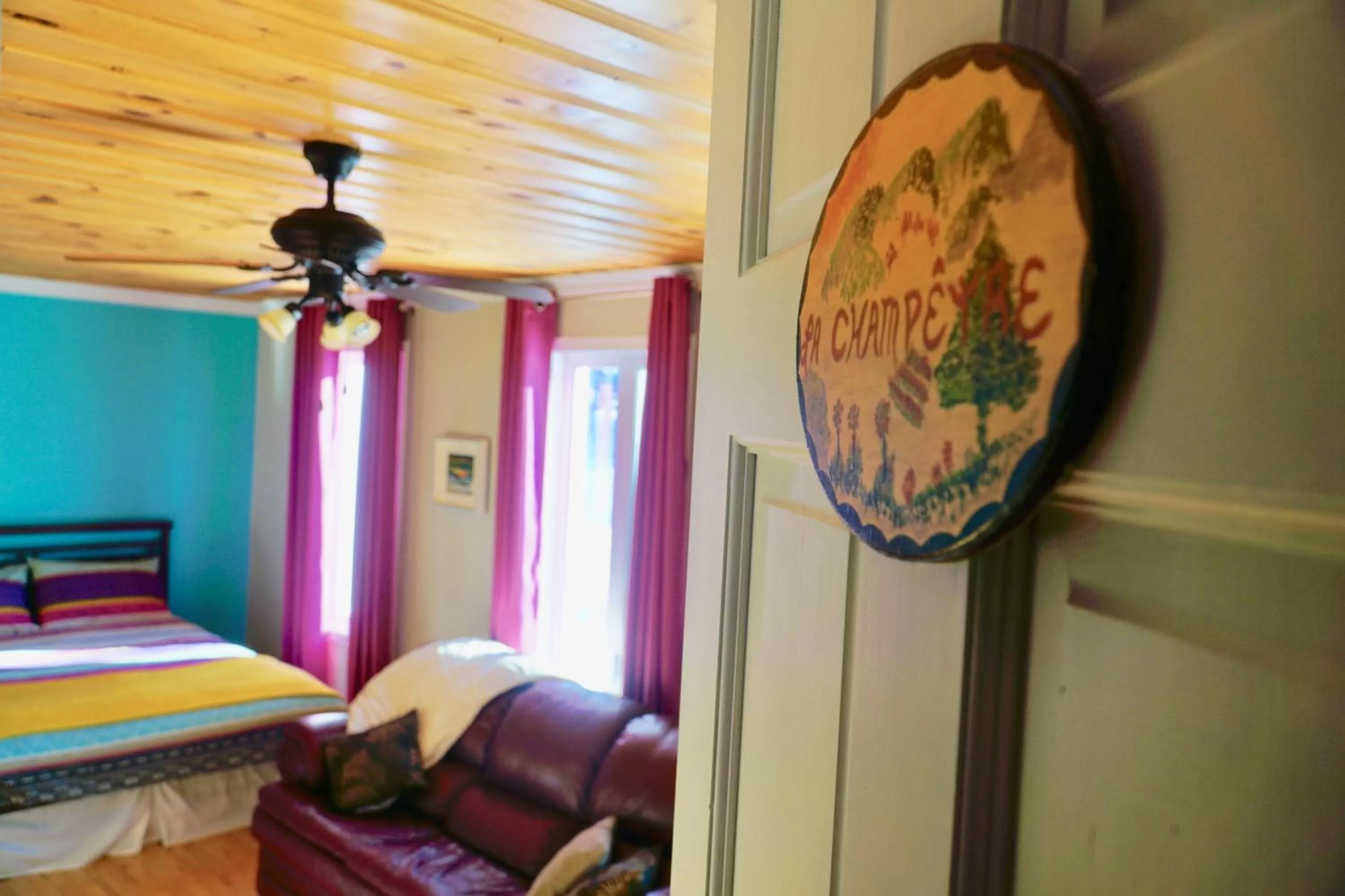 Bed in Gîte de la Montagne Enchantée