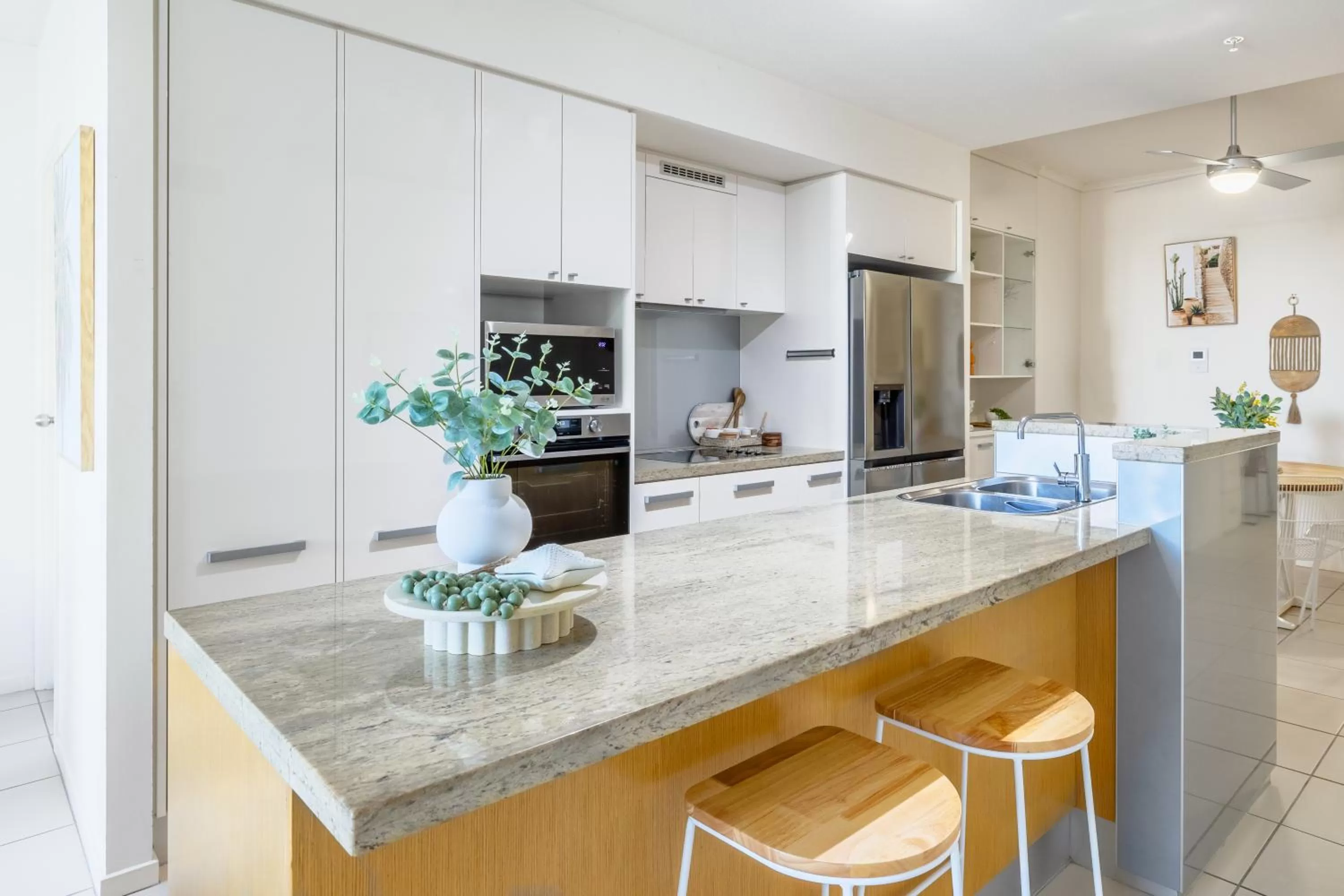 kitchen in Aspect Caloundra