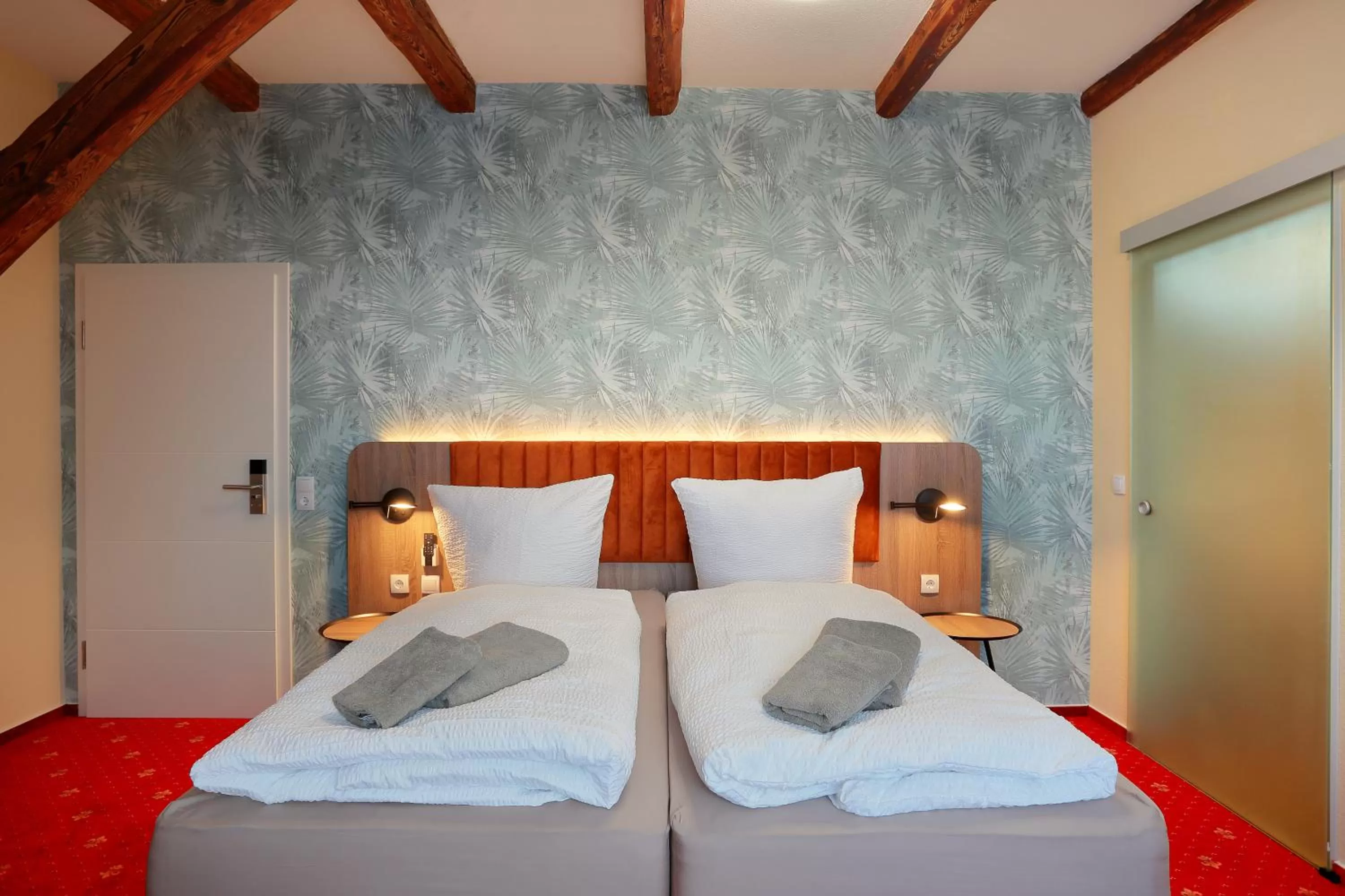 Bed in Landhotel & Brauhaus Prignitzer Hof