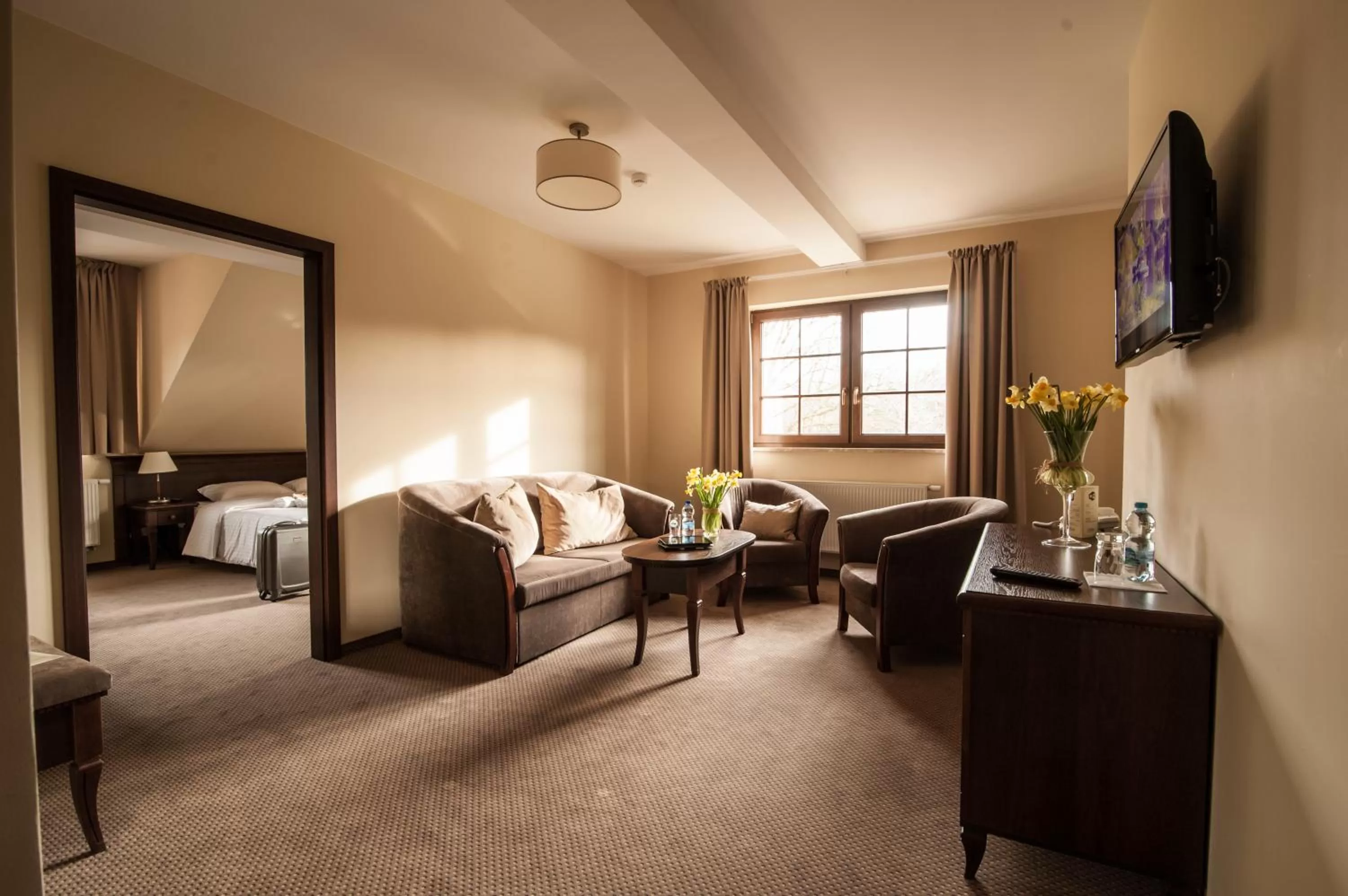 Bed in ForRest Hotel & Restaurant