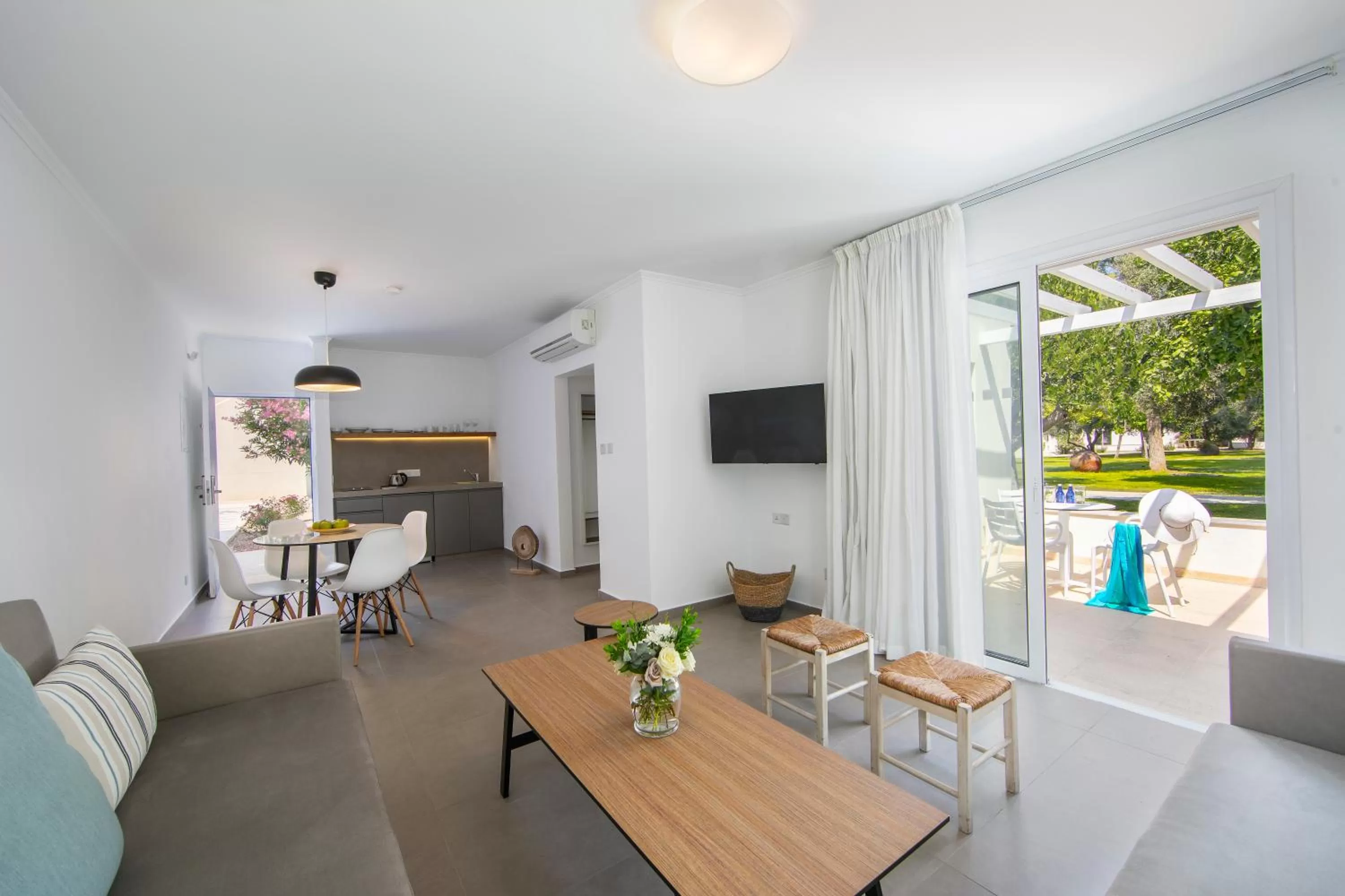 Living room in Aliathon Aegean