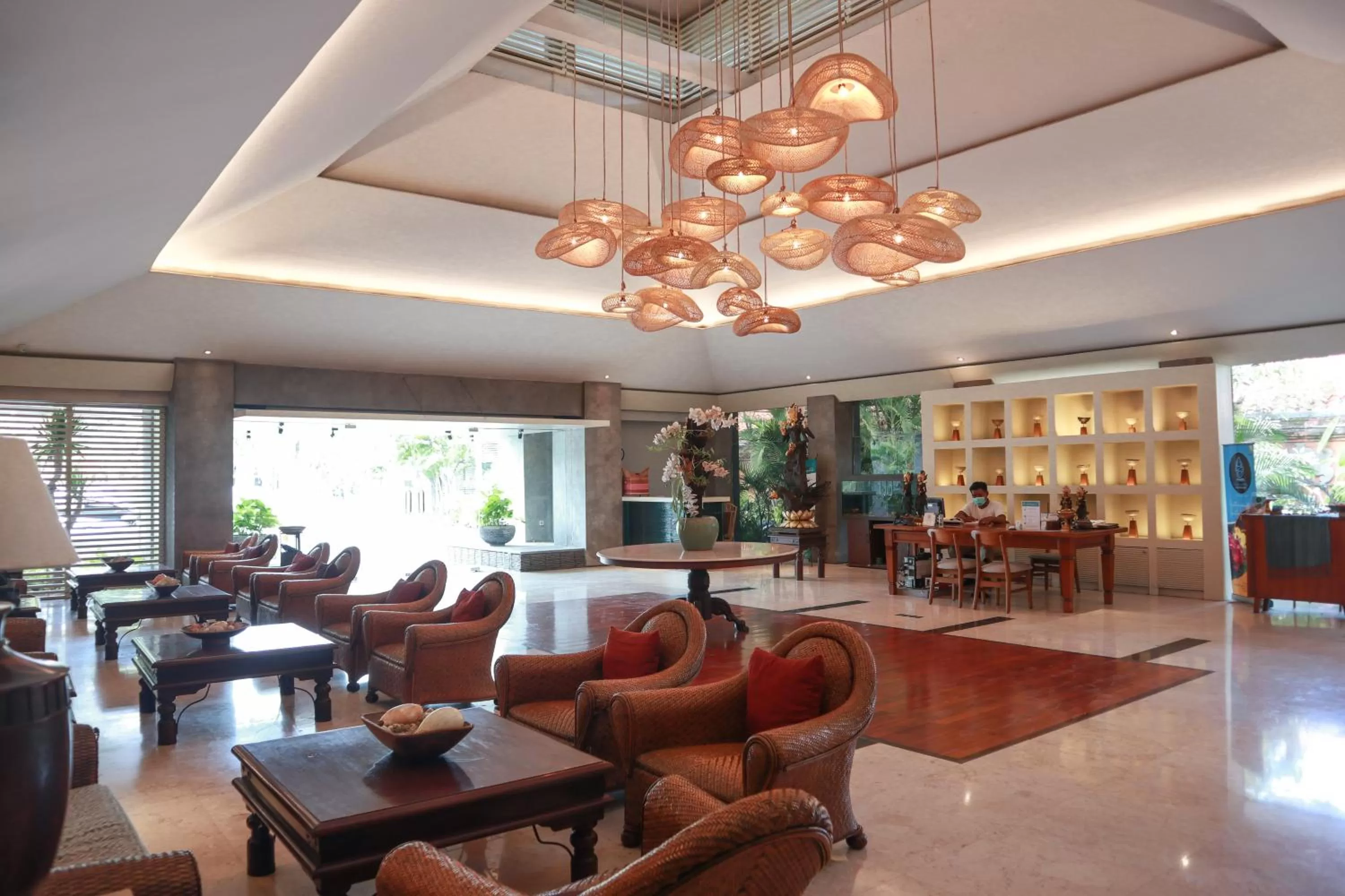 Lobby or reception in The Cakra Hotel
