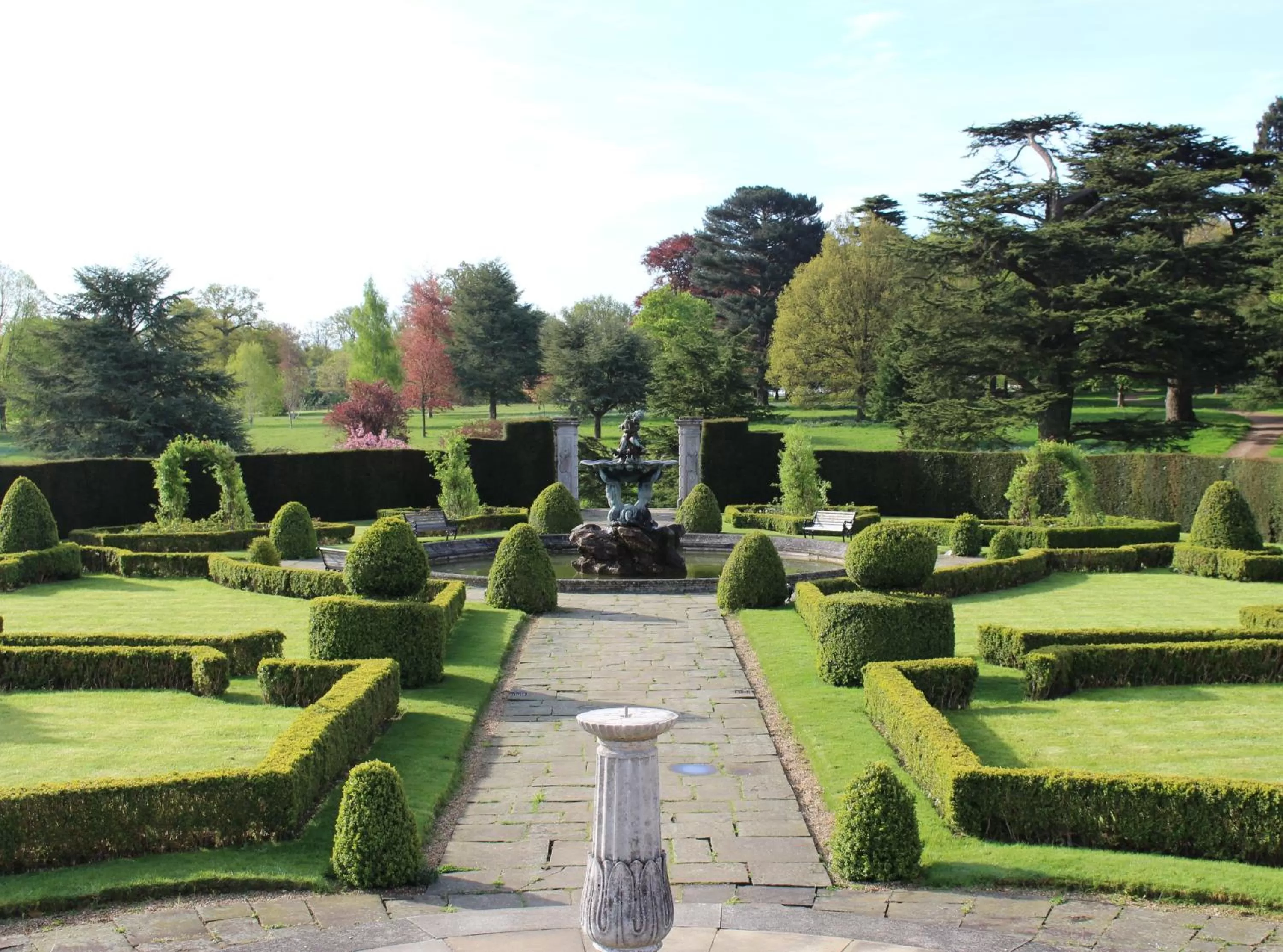 Garden in Luton Hoo Hotel, Golf and Spa