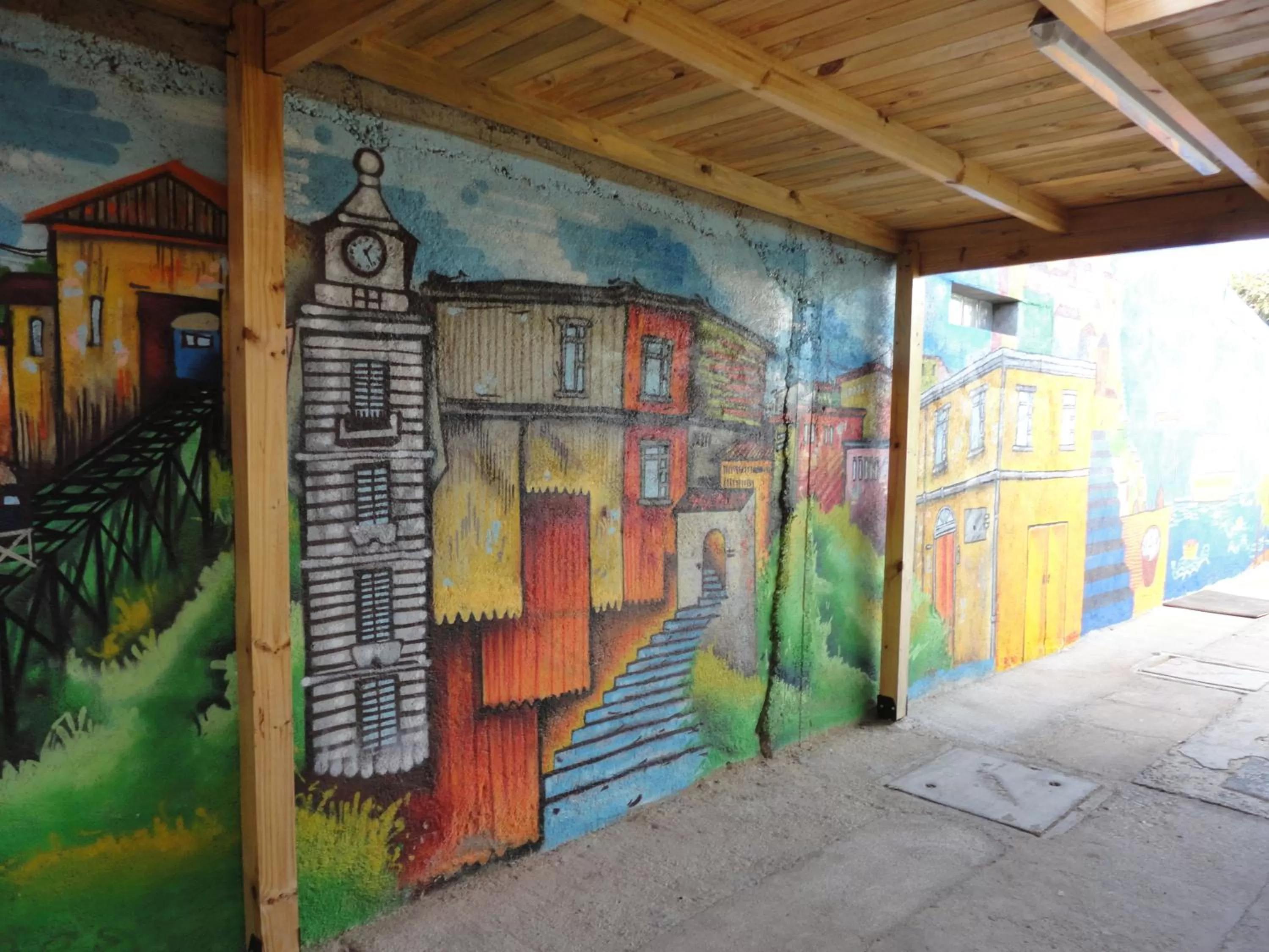 Decorative detail in Hostal Miramar