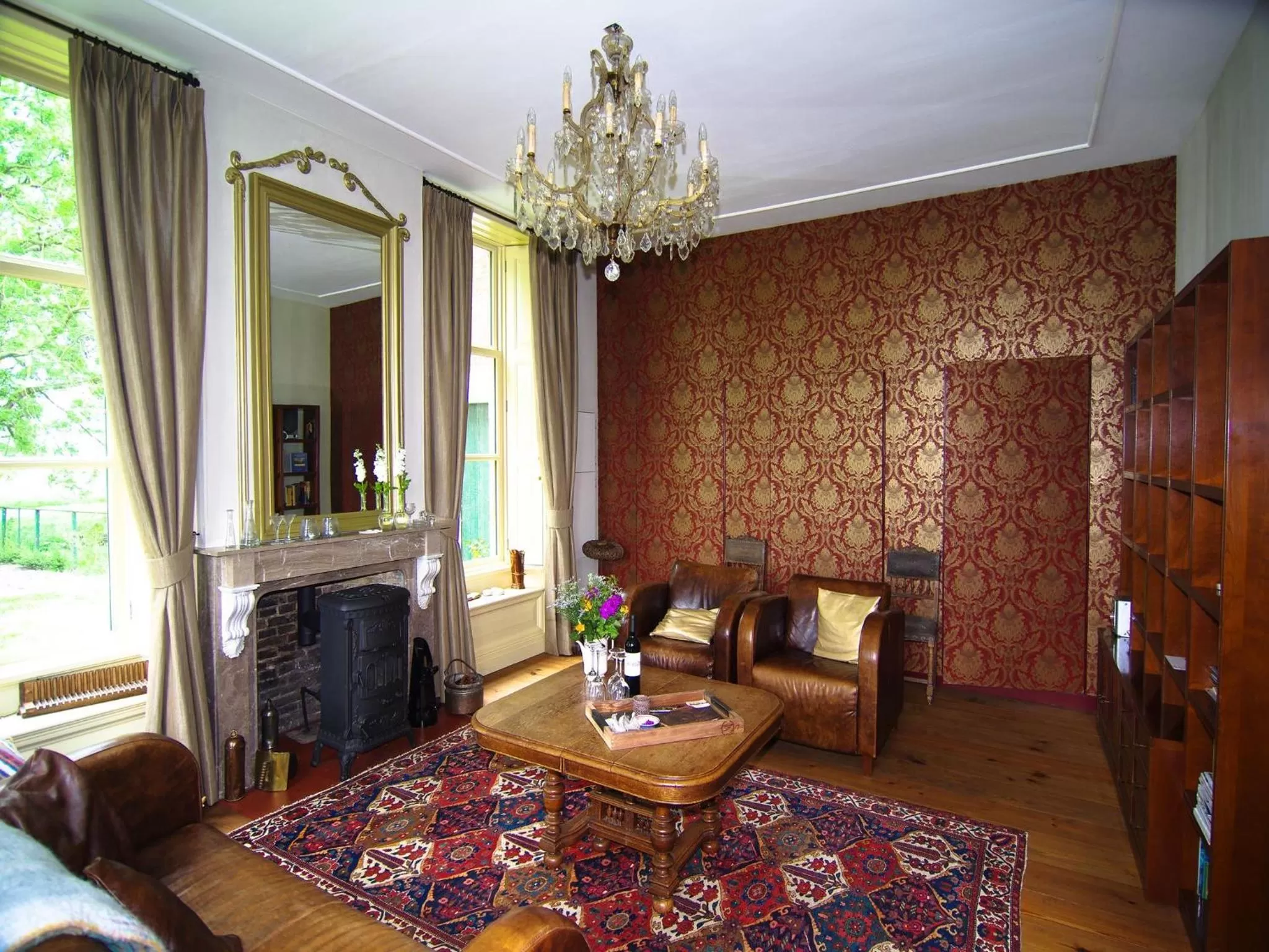 Living room, Seating Area in Bed and Breakfast Batenborg