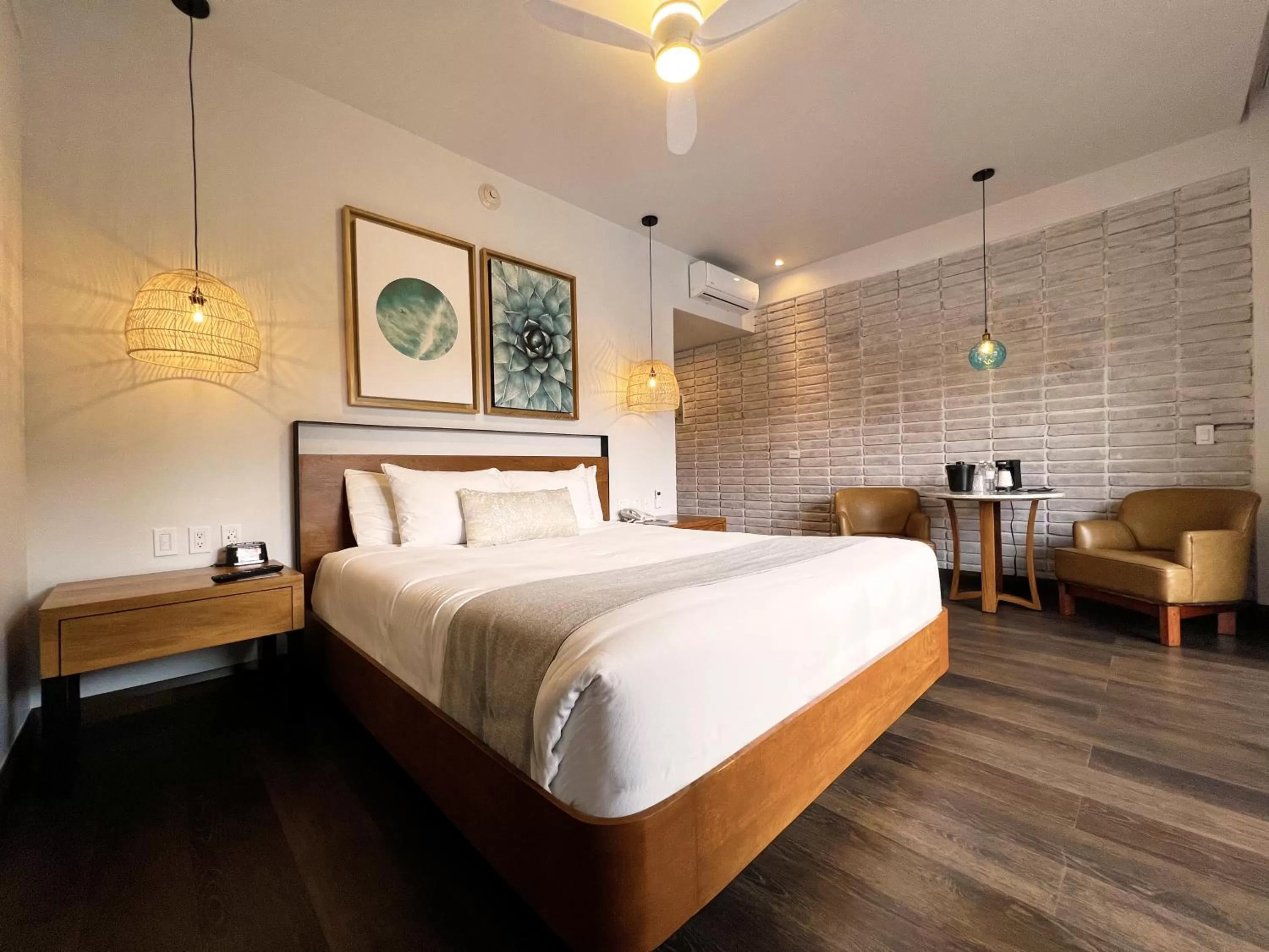 Bed in San Nicolas Hotel Casino