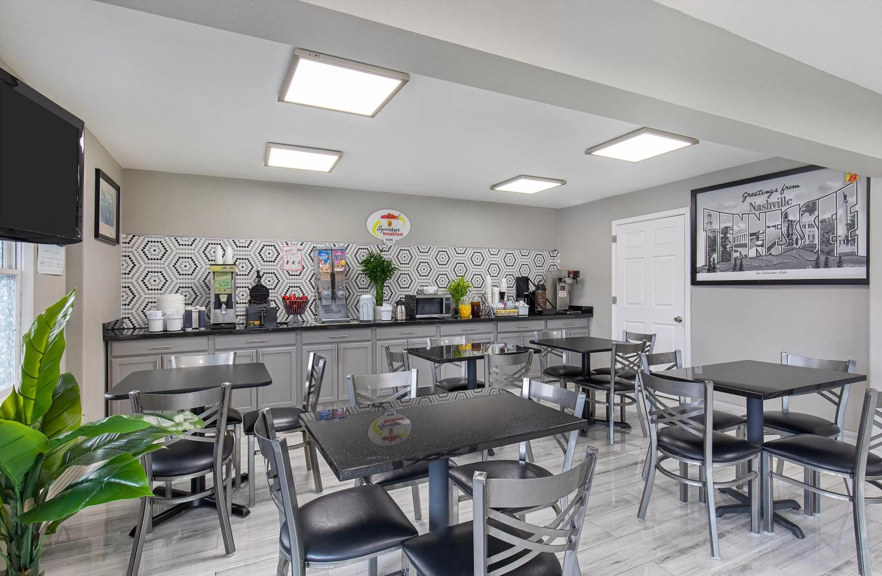 Breakfast in Super 8 by Wyndham Nashville West