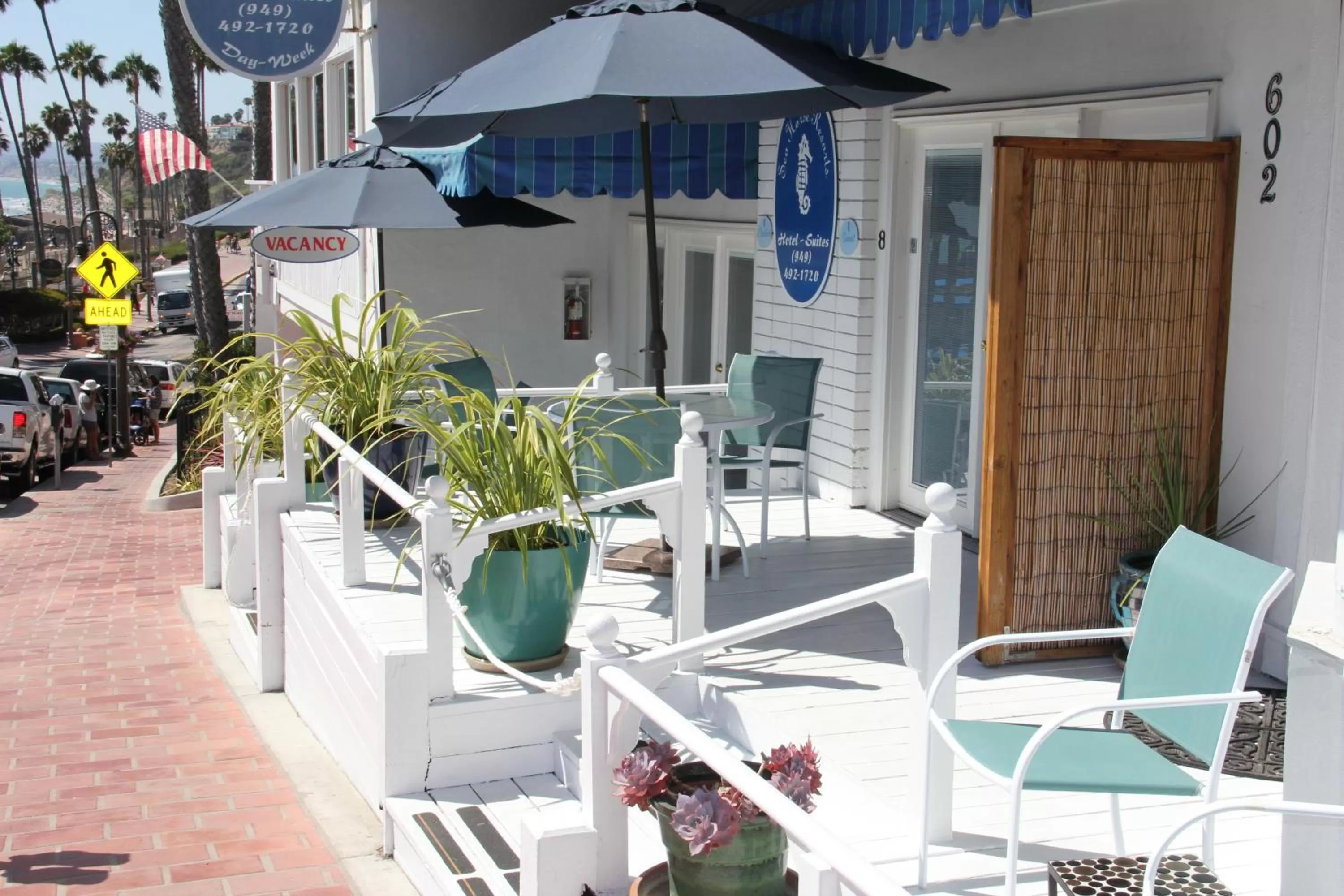 Patio in Sea Horse Resort