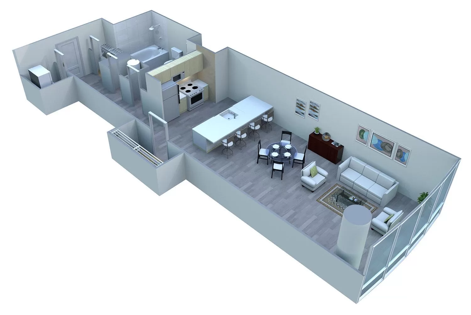 Floor plan in Placemakr Premier SoBro
