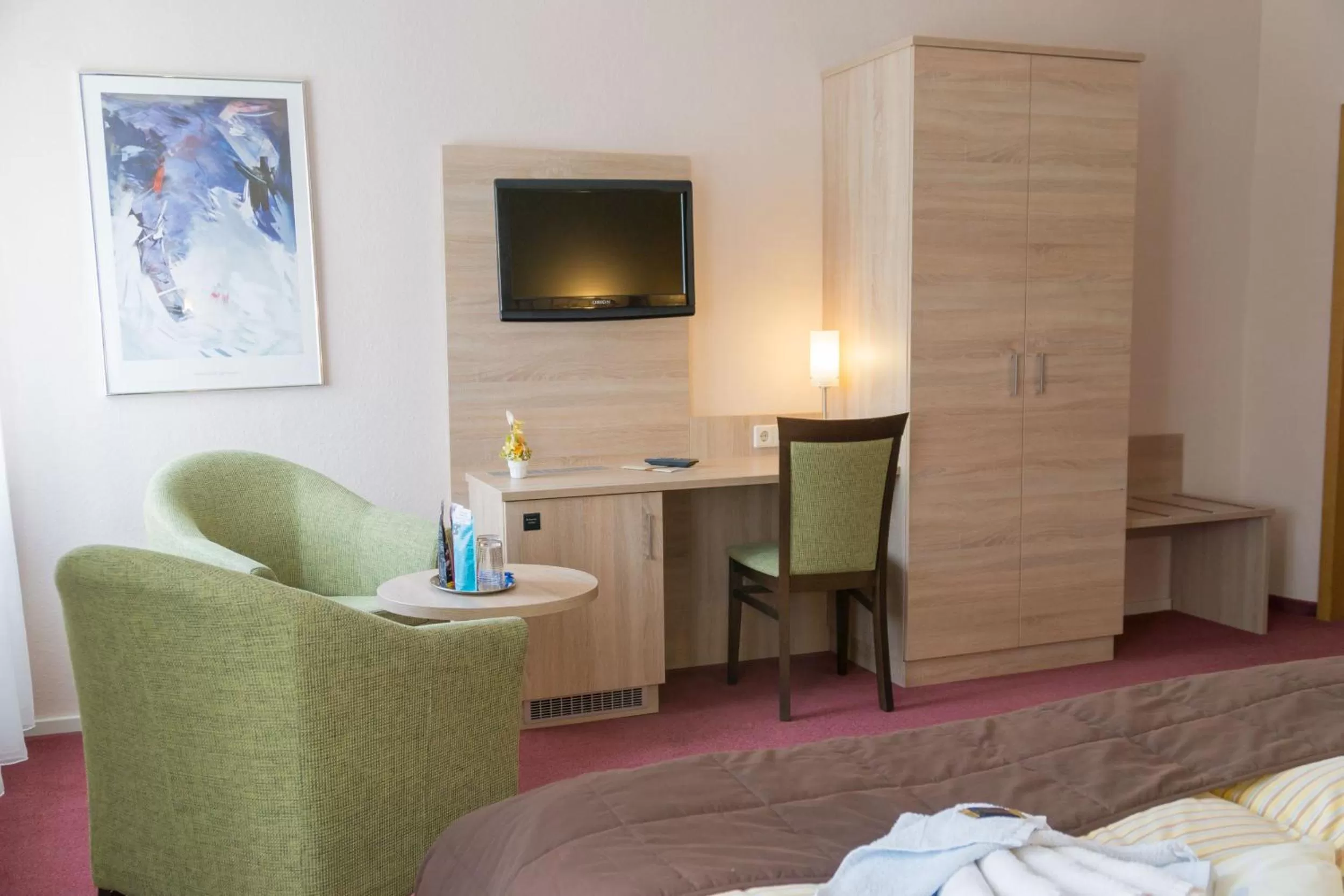 Decorative detail, Bed in Hotel zur Post in Wurzen