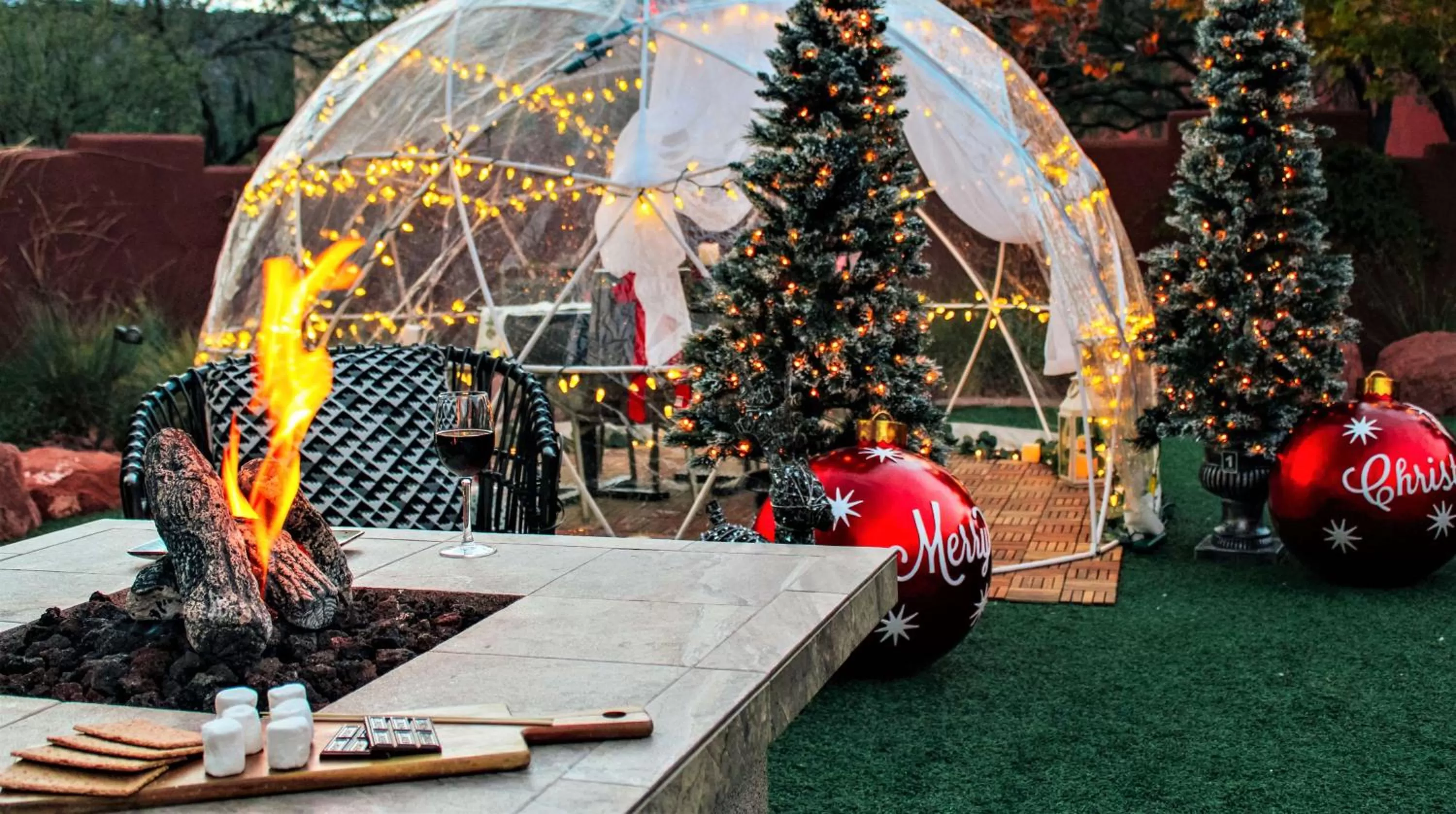 Dining area in Hilton Sedona Resort at Bell Rock