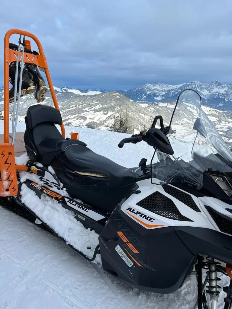 Hocheckhuette On Top of the Kitzbuehel Hahnenkamm Mountain