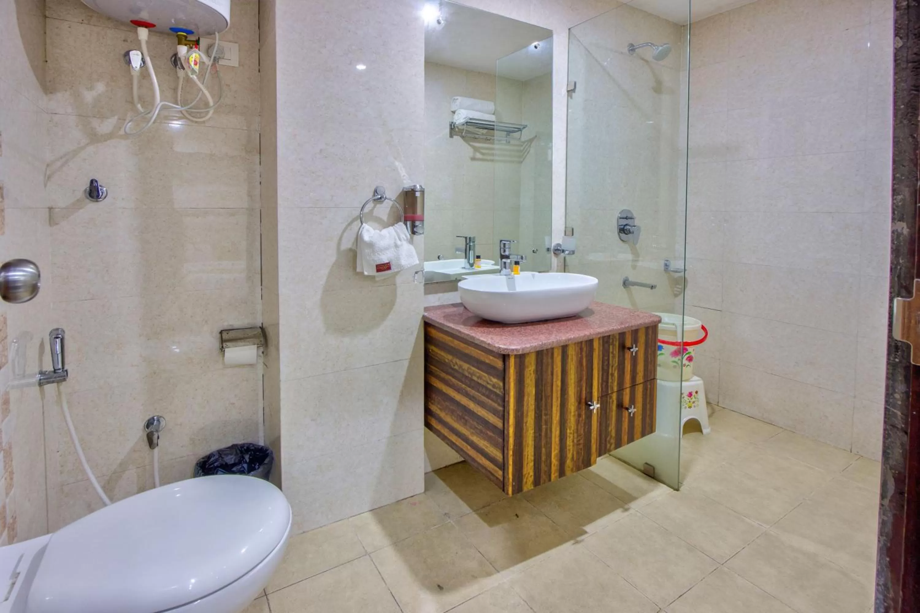 Bathroom in Hotel Bliss Valley - Hotel in Dharamshala