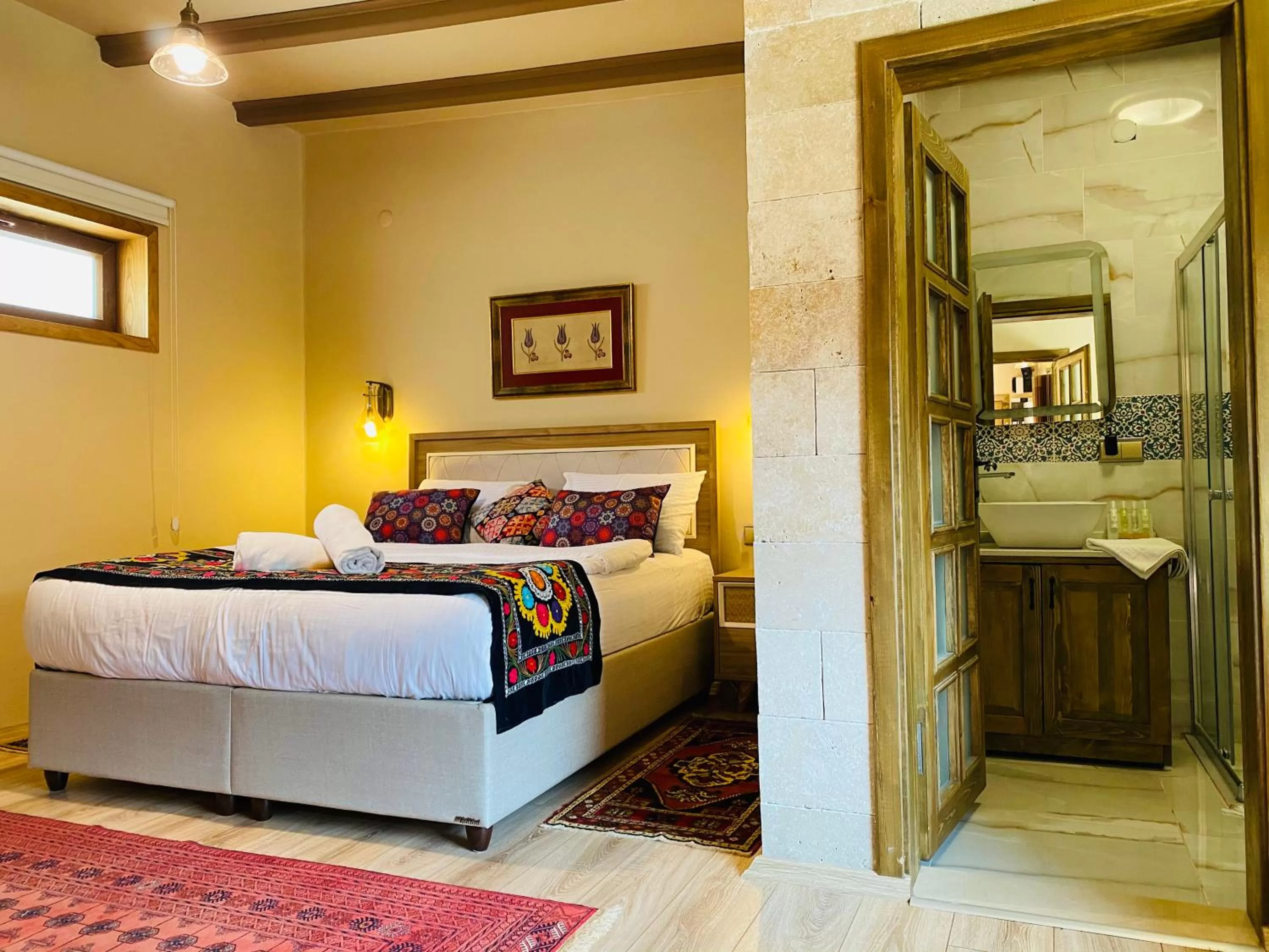 Bed in YASTIK HOUSES - Cappadocia